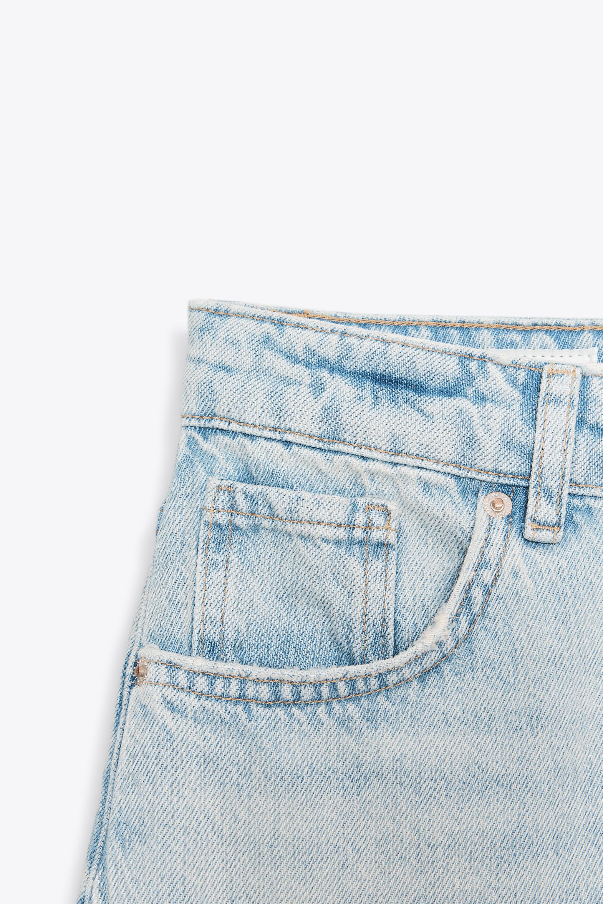 HIGH-WAIST TRF BARREL JEANS