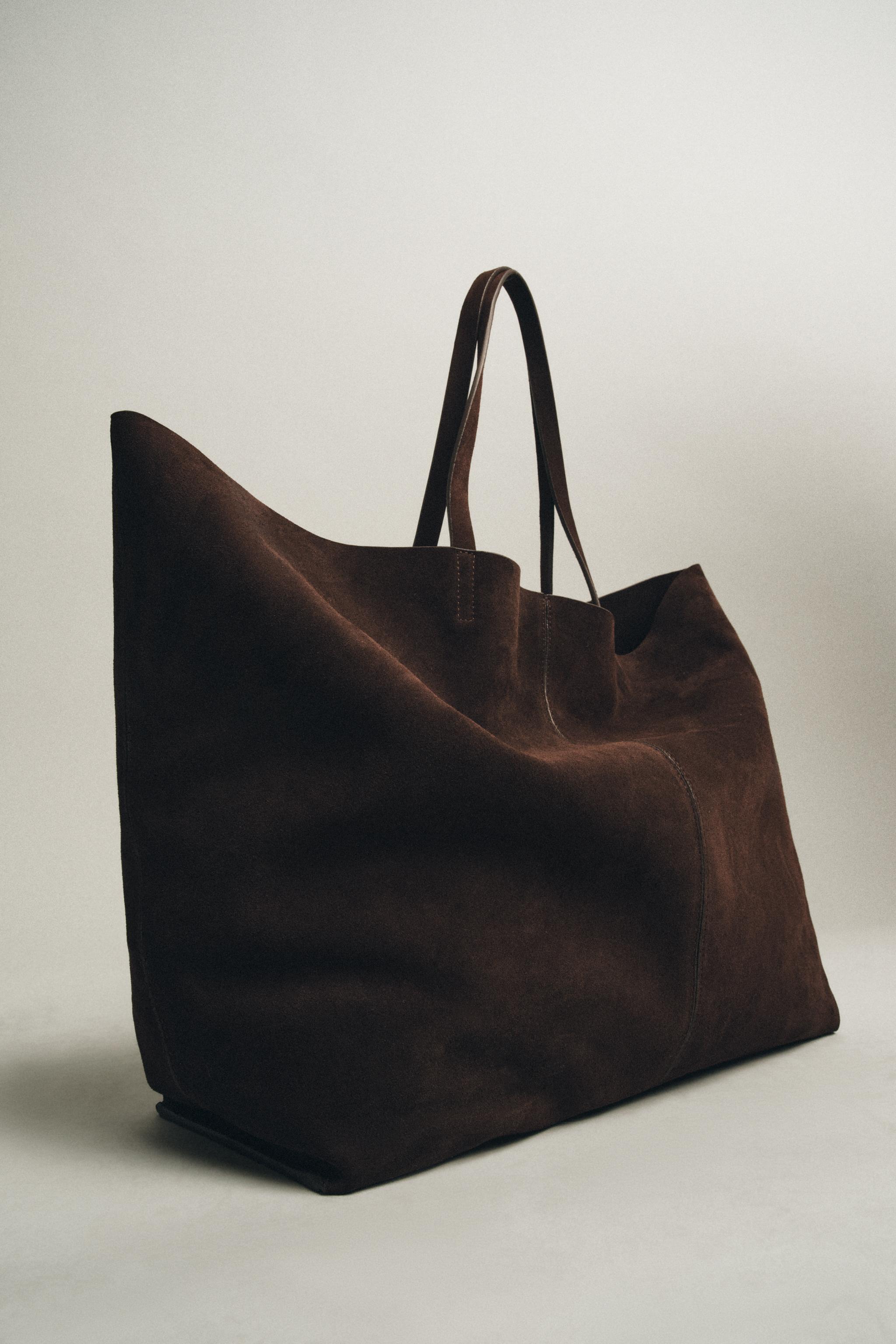 MAXI SUEDE SHOPPER