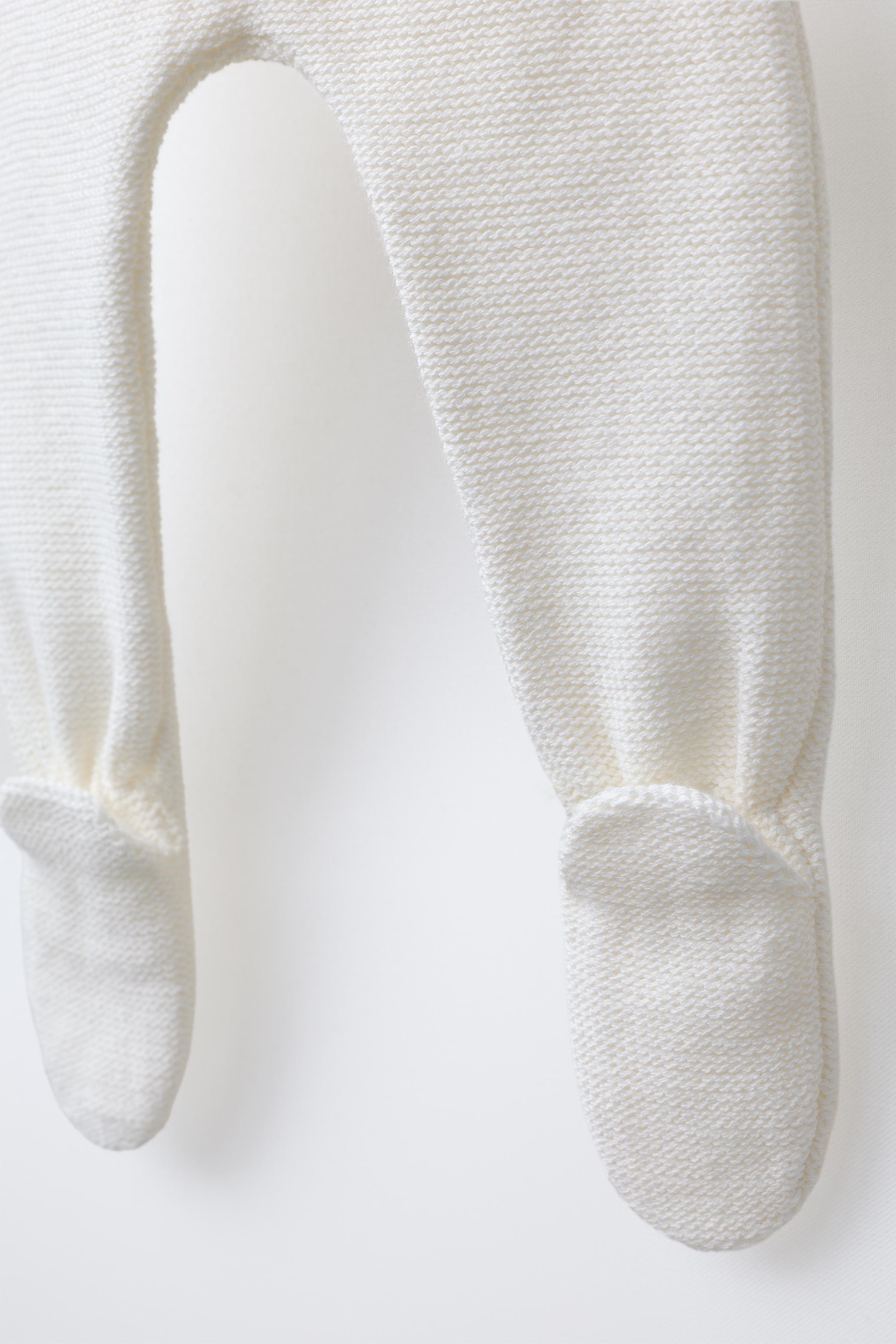 BOW FOOTED KNIT LEGGINGS