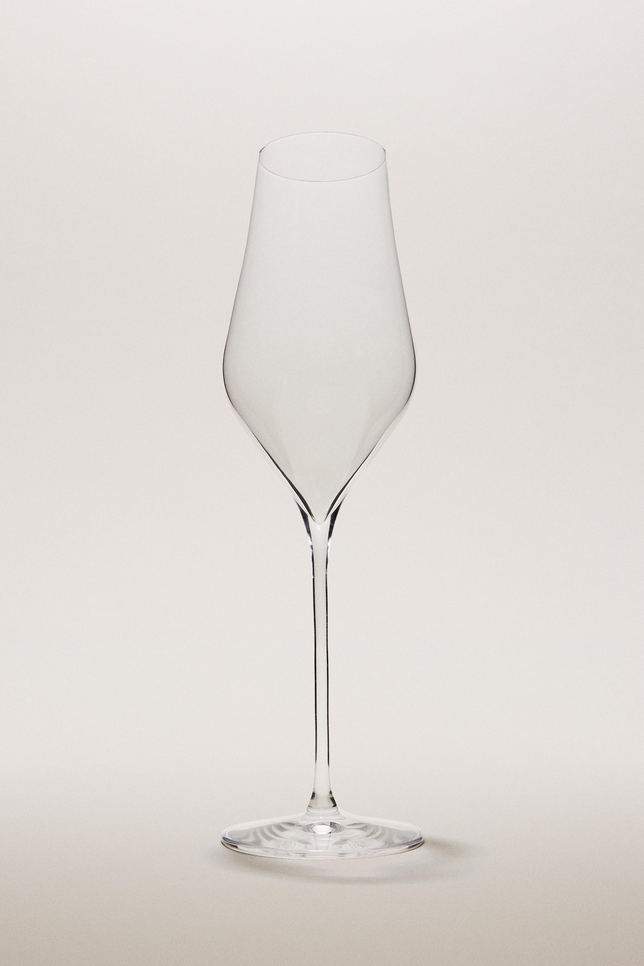 PLAIN CRYSTALLINE FLUTE GLASS