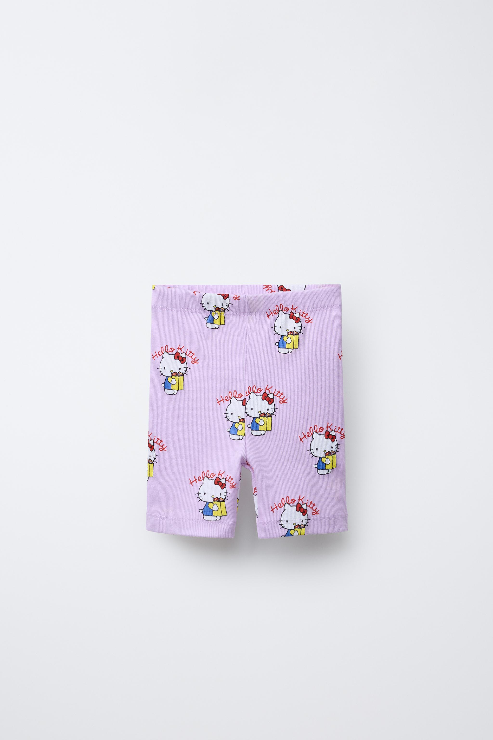 HELLO KITTY © SANRIO RIBBED BIKE SHORTS
