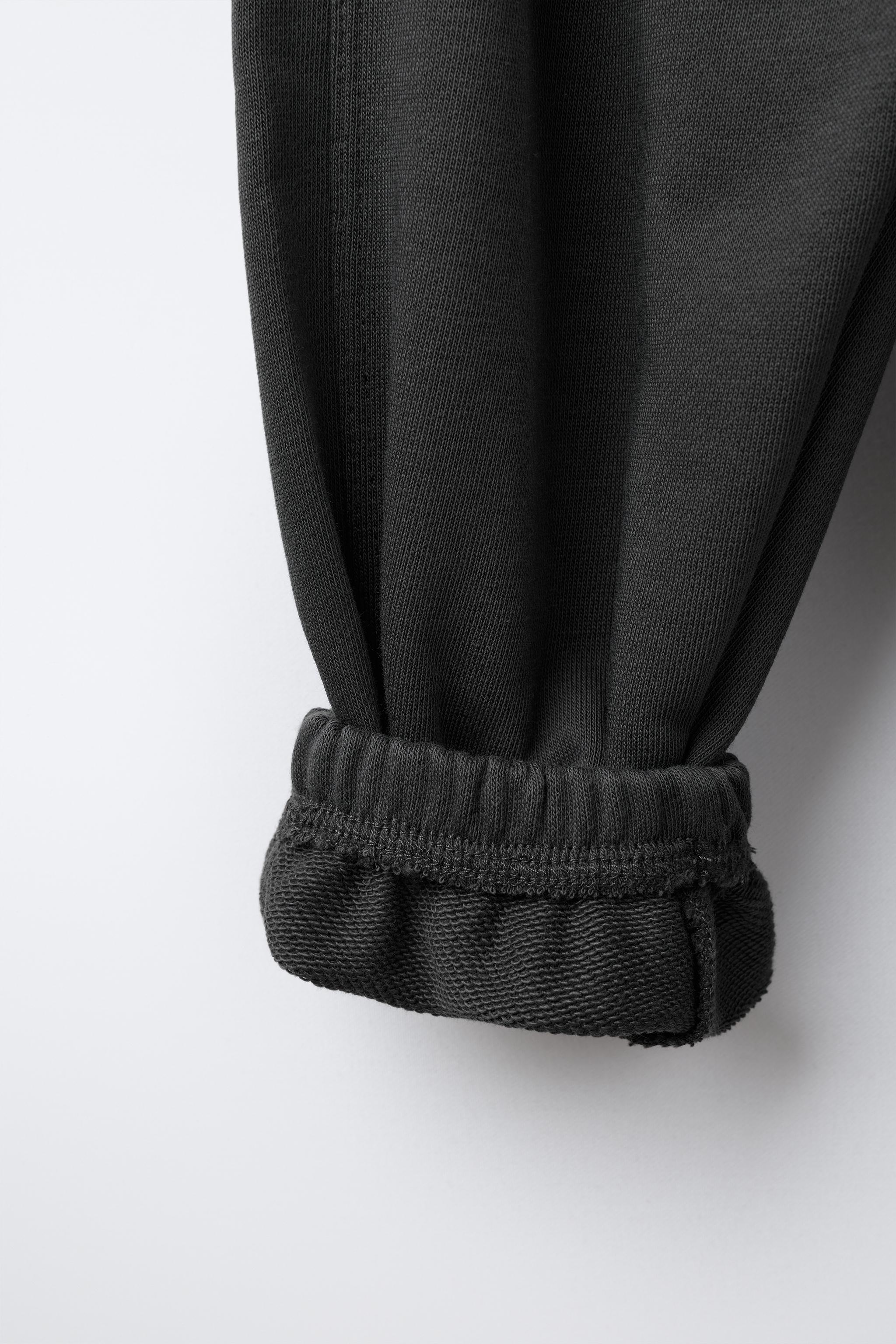 TWO-PACK OF PLUSH JOGGER PANTS WITH LABEL