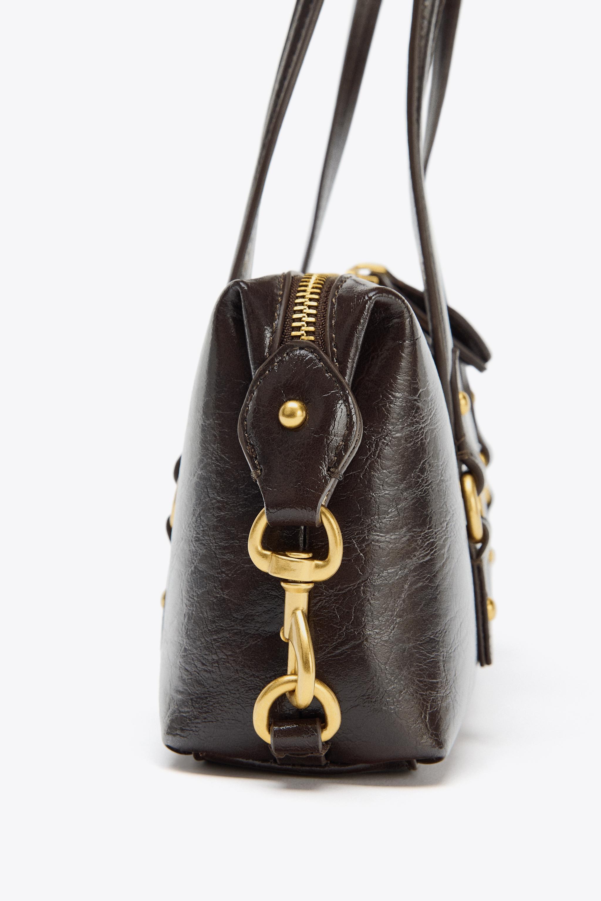 SHOULDER BAG WITH METAL DETAILS