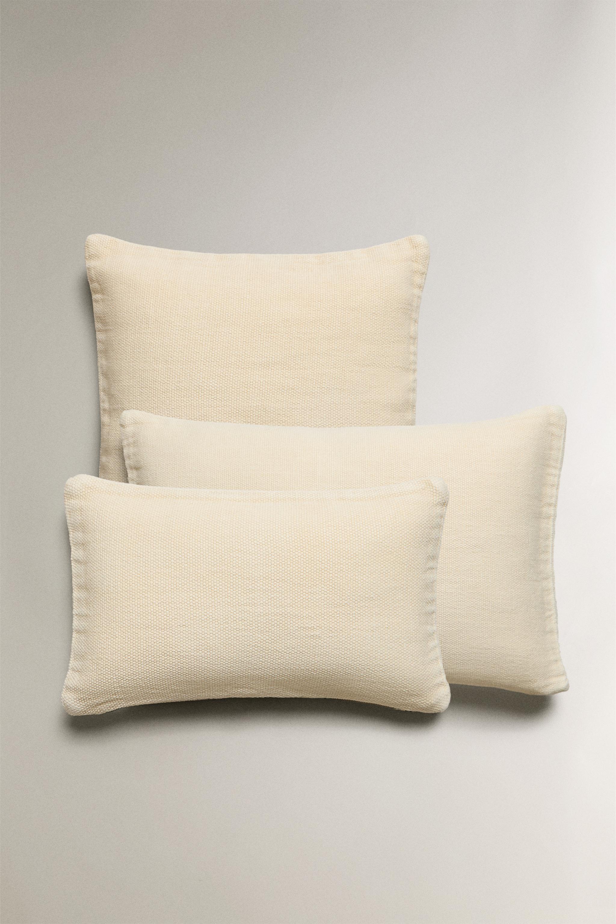 PLAIN THROW PILLOW COVER
