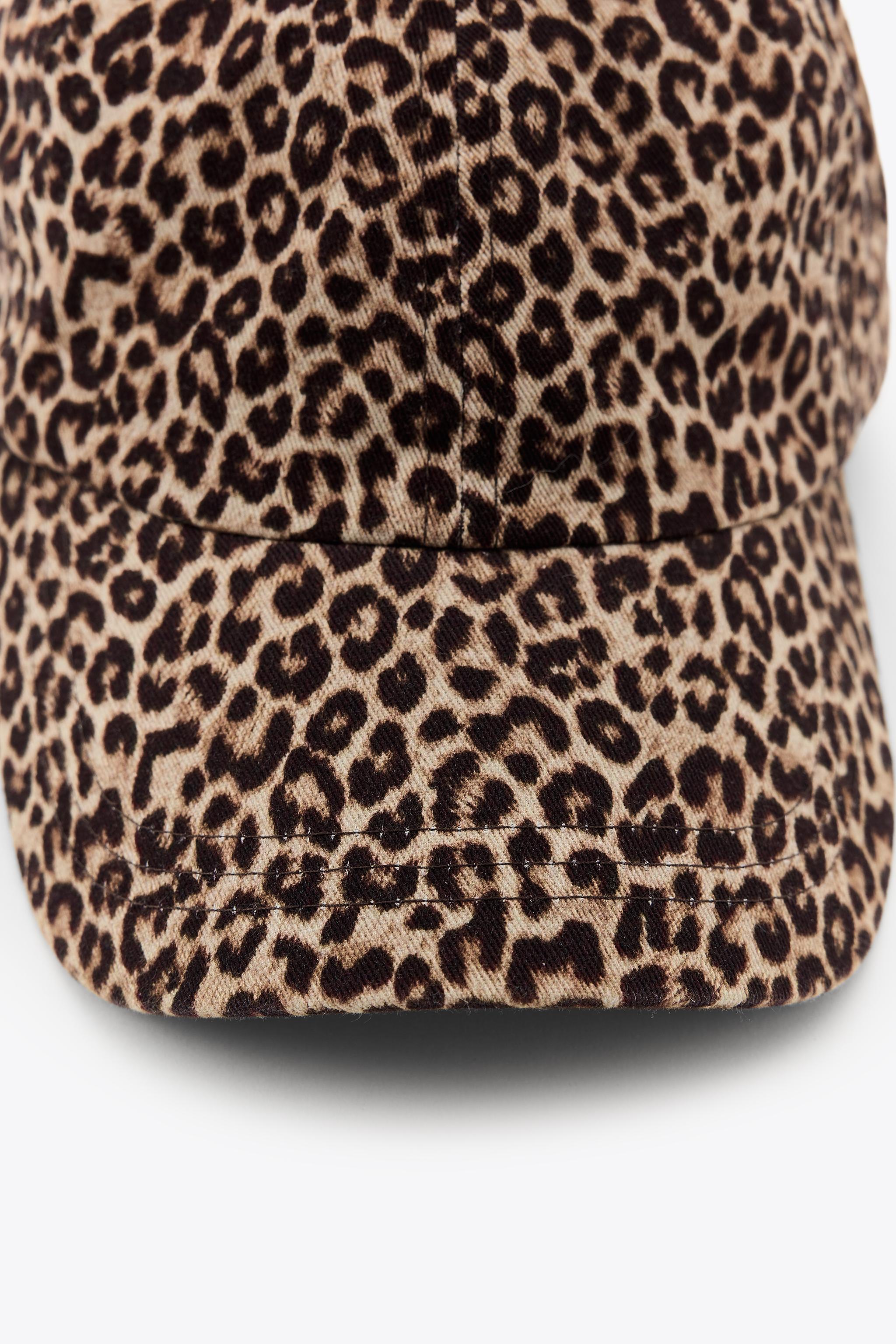 ANIMAL PRINT TWILL CAP