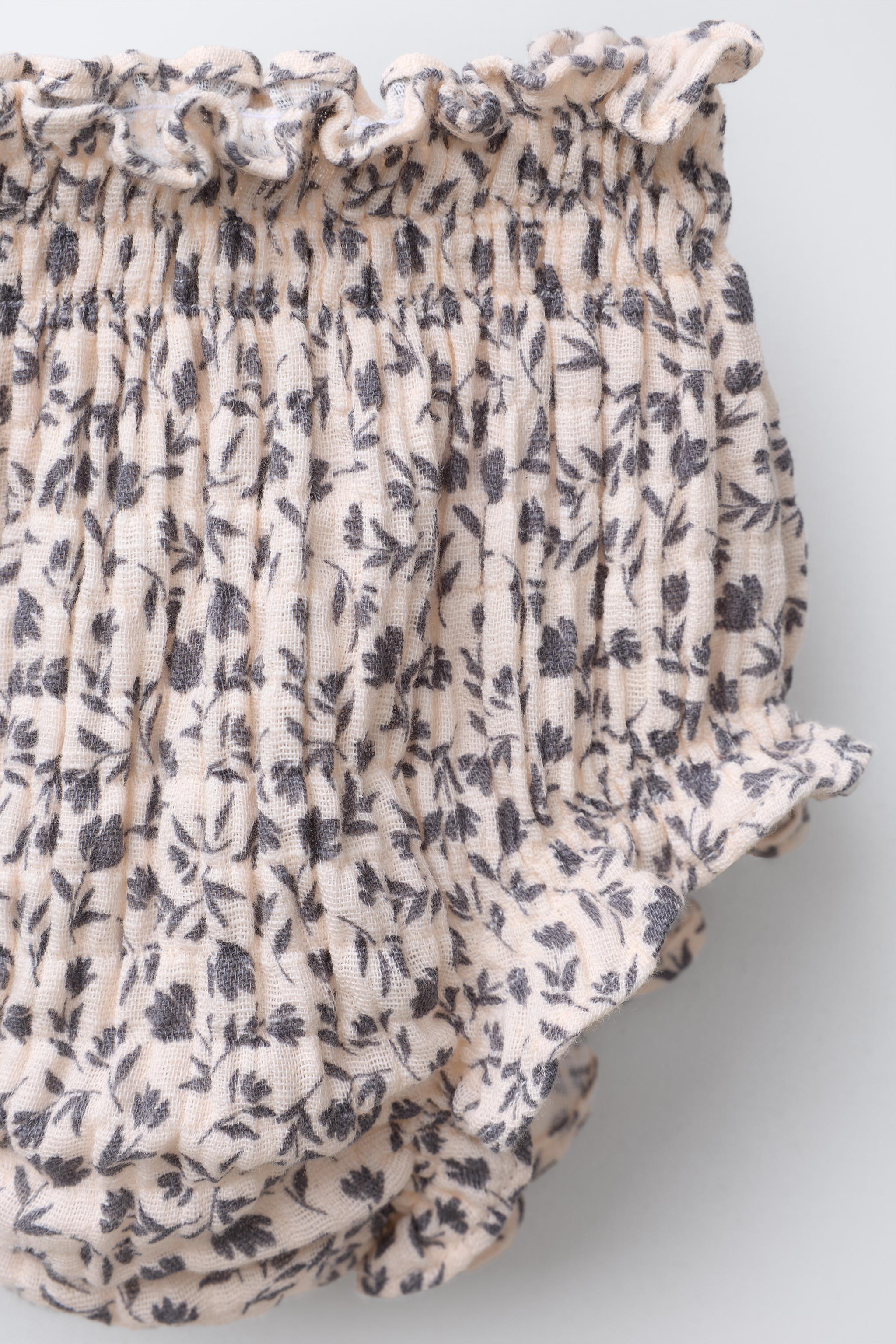 TEXTURED FLORAL BOTTOMS