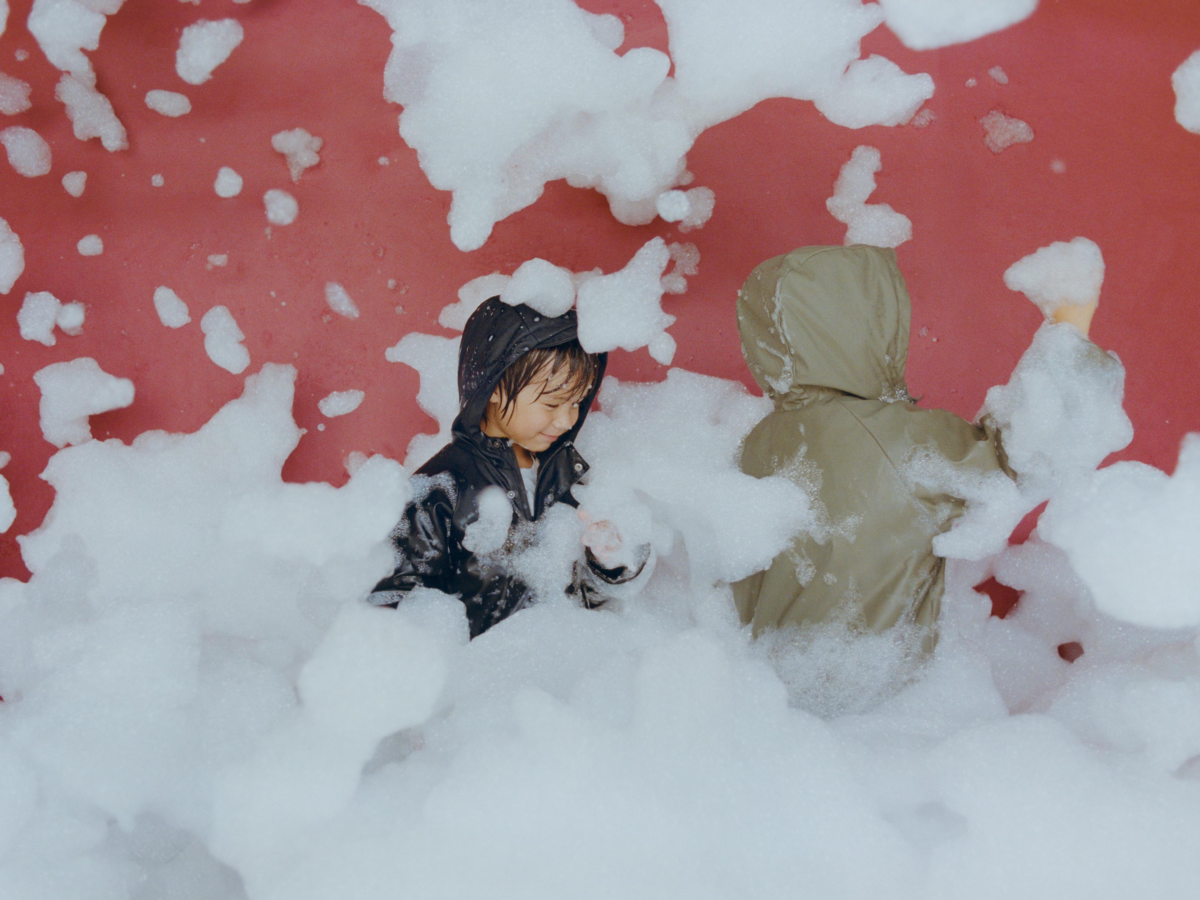 WATER REPELLENT COATED SHERPA JACKET