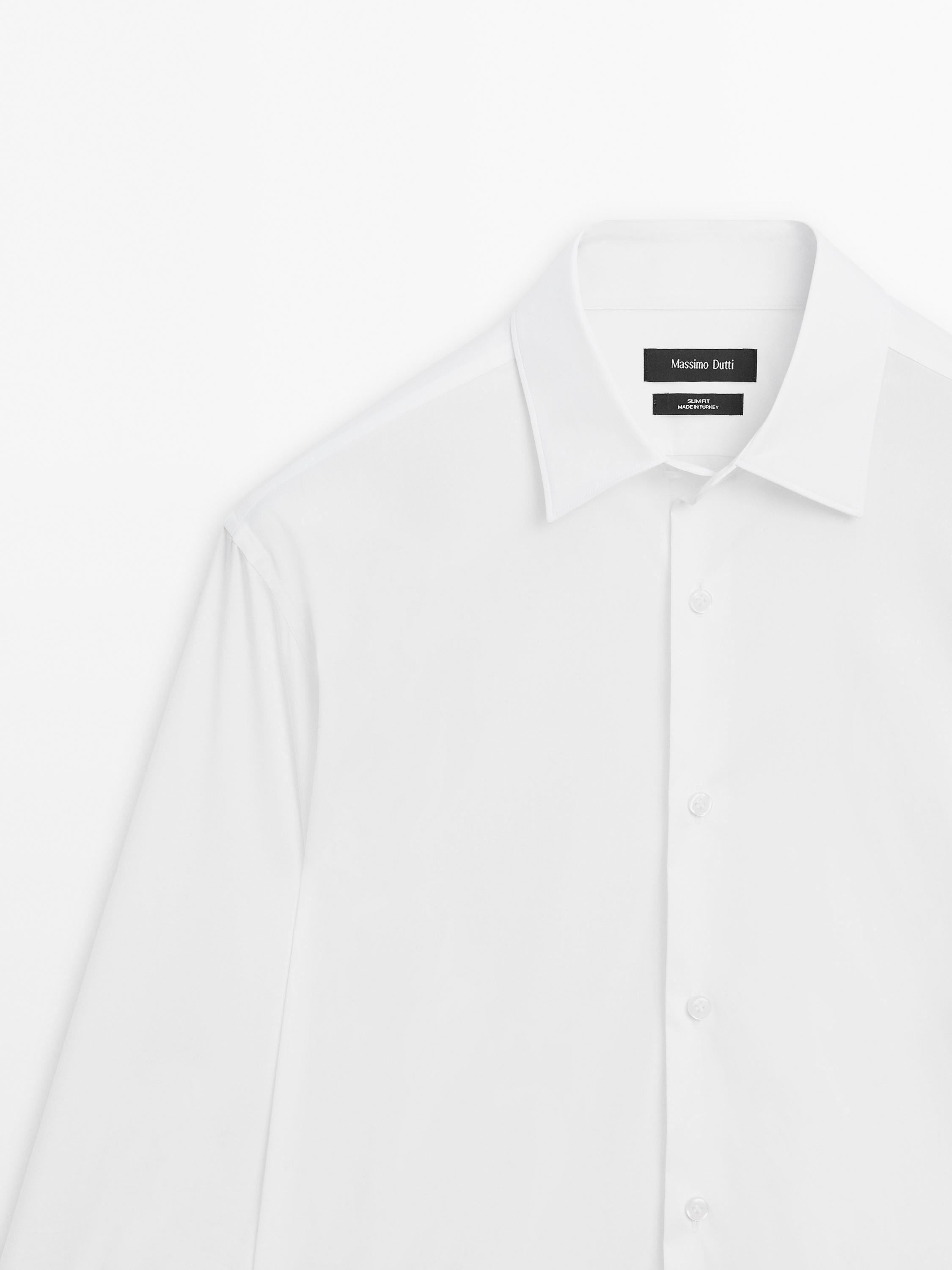 Slim fit stretch shirt