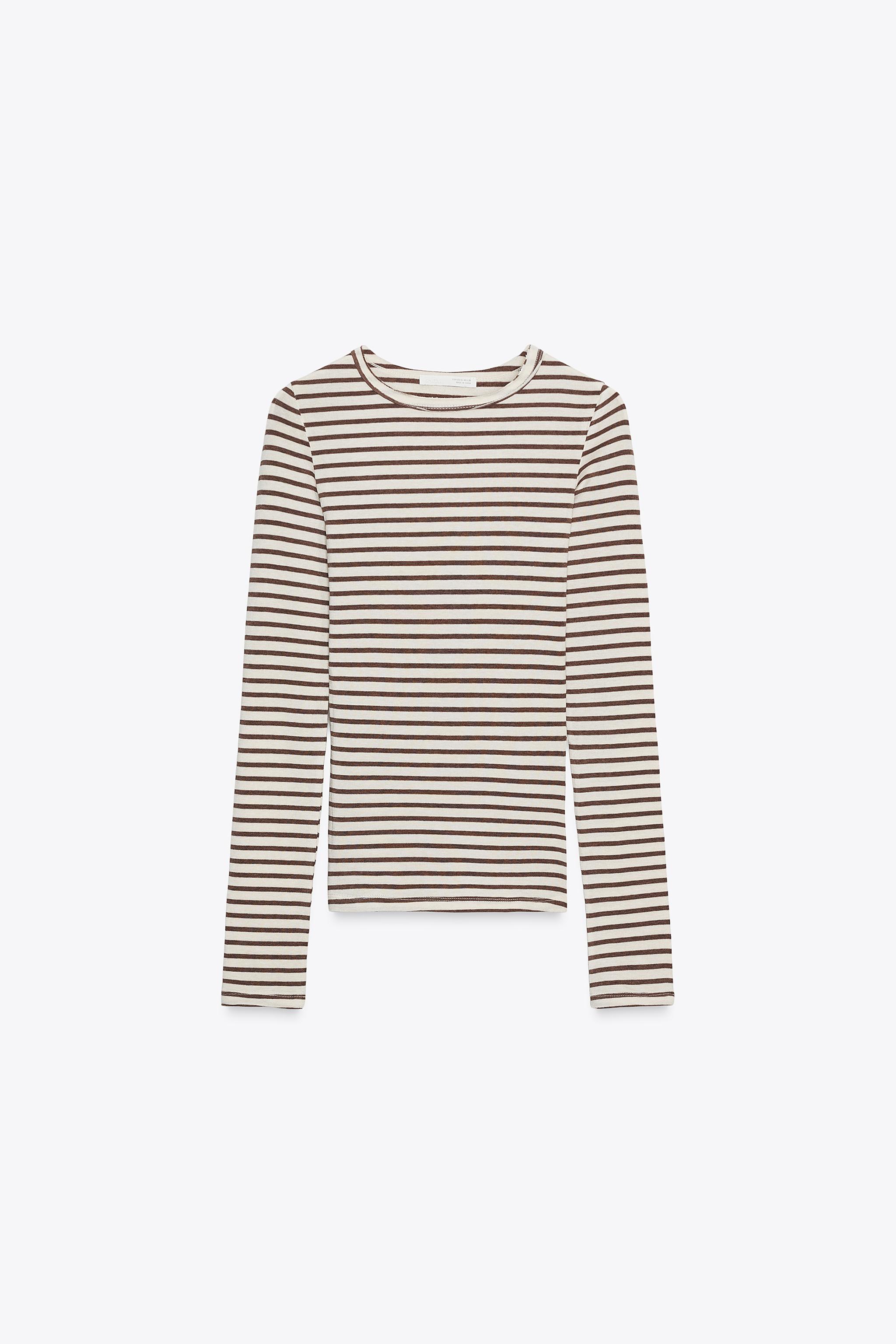 STRIPED LONG SLEEVE T-SHIRT