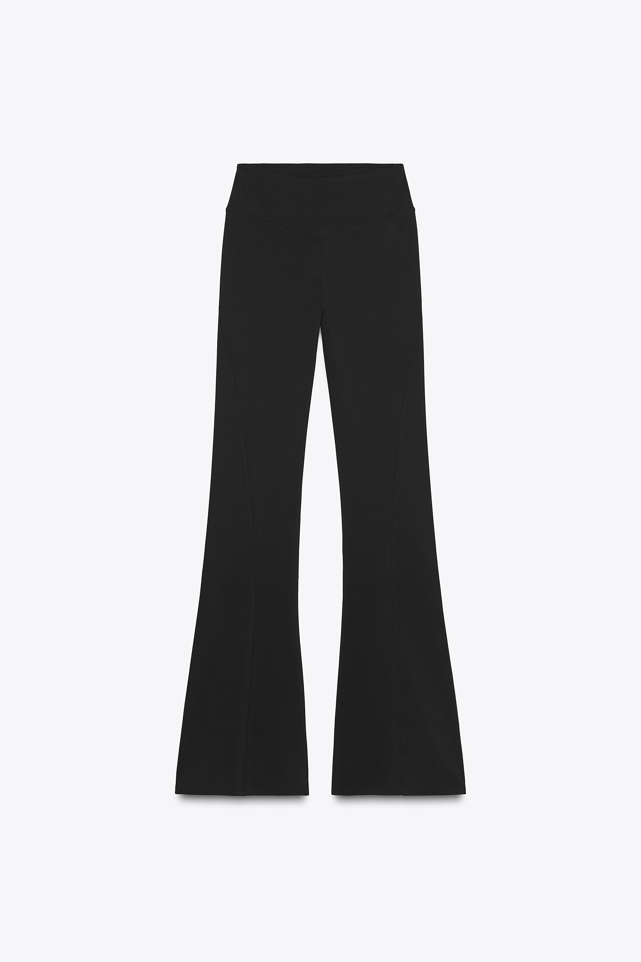 SEAMLESS NYLON FLARE PANTS