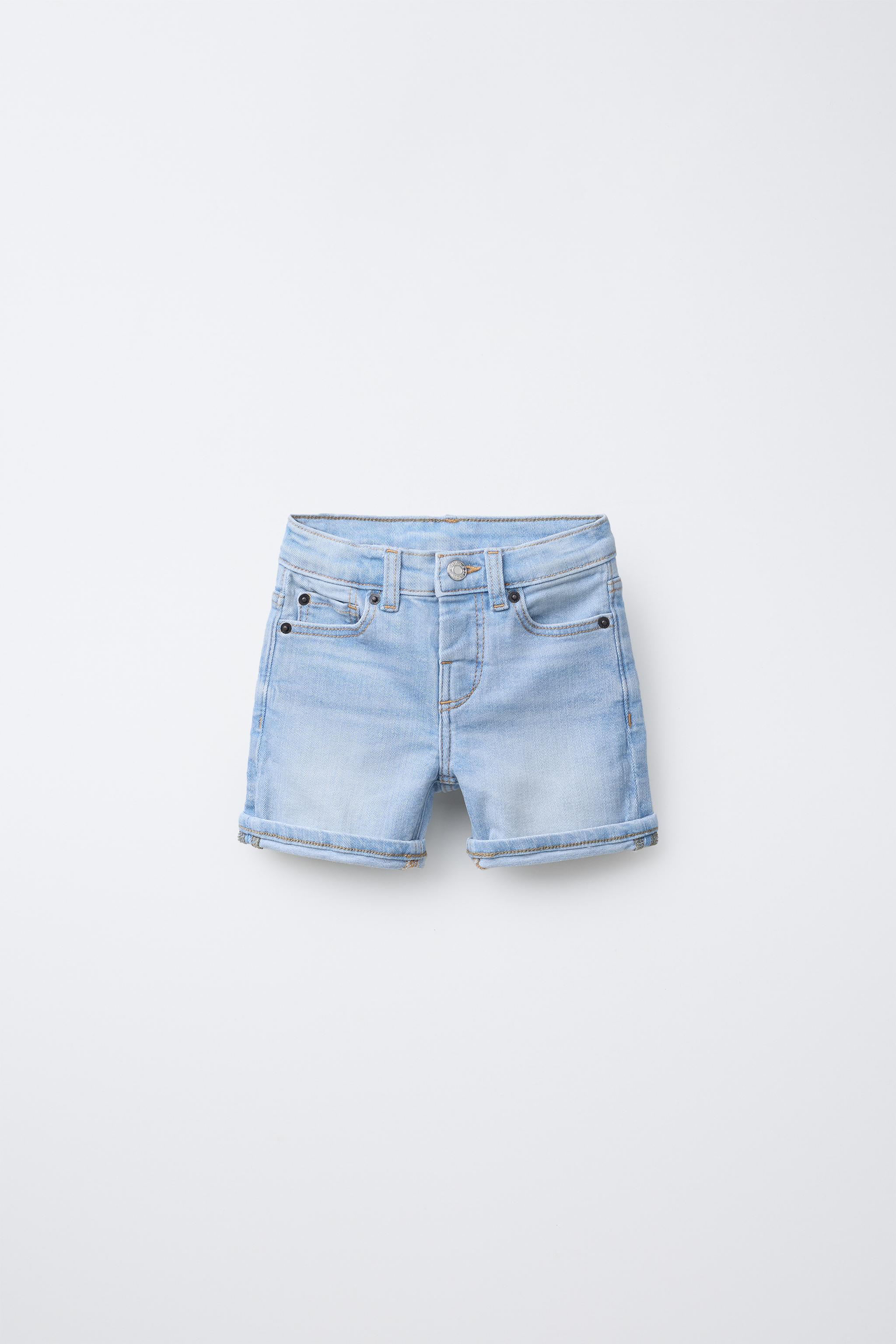 REGULAR DENIM SHORTS