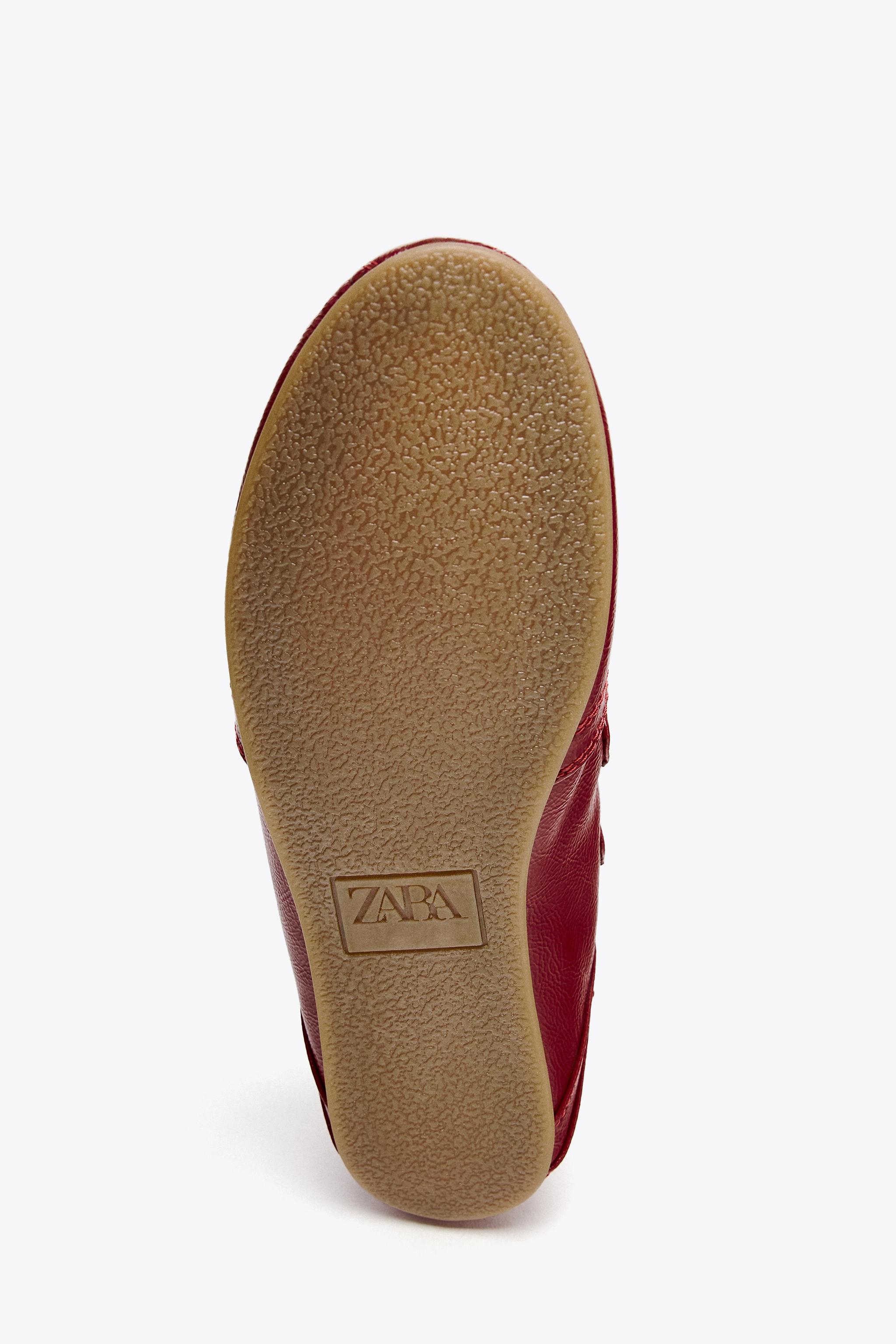 PATENT DOUBLE STRAP BALLET FLATS