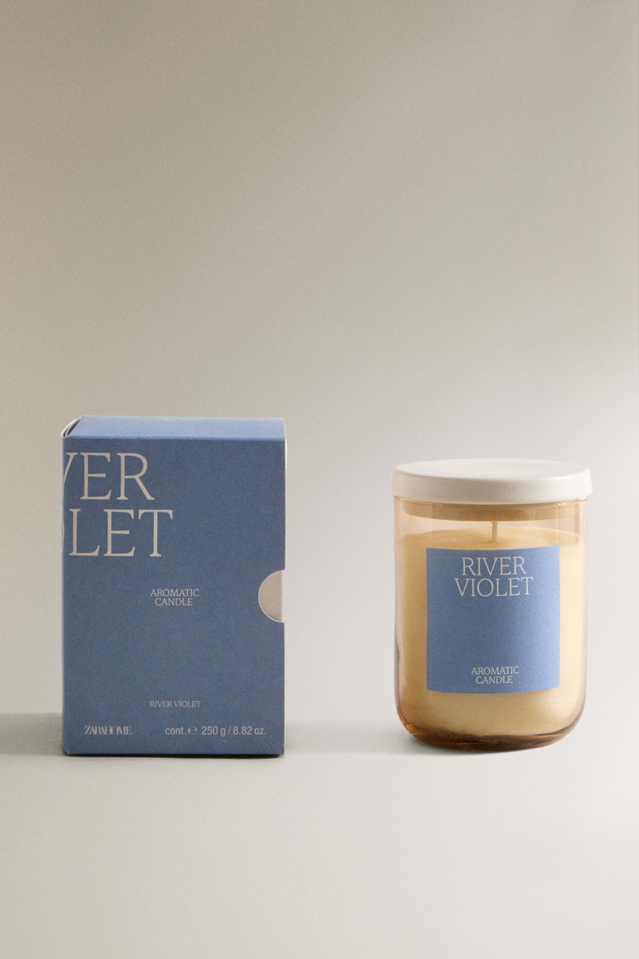 (250 G) RIVER VIOLET SCENTED CANDLE