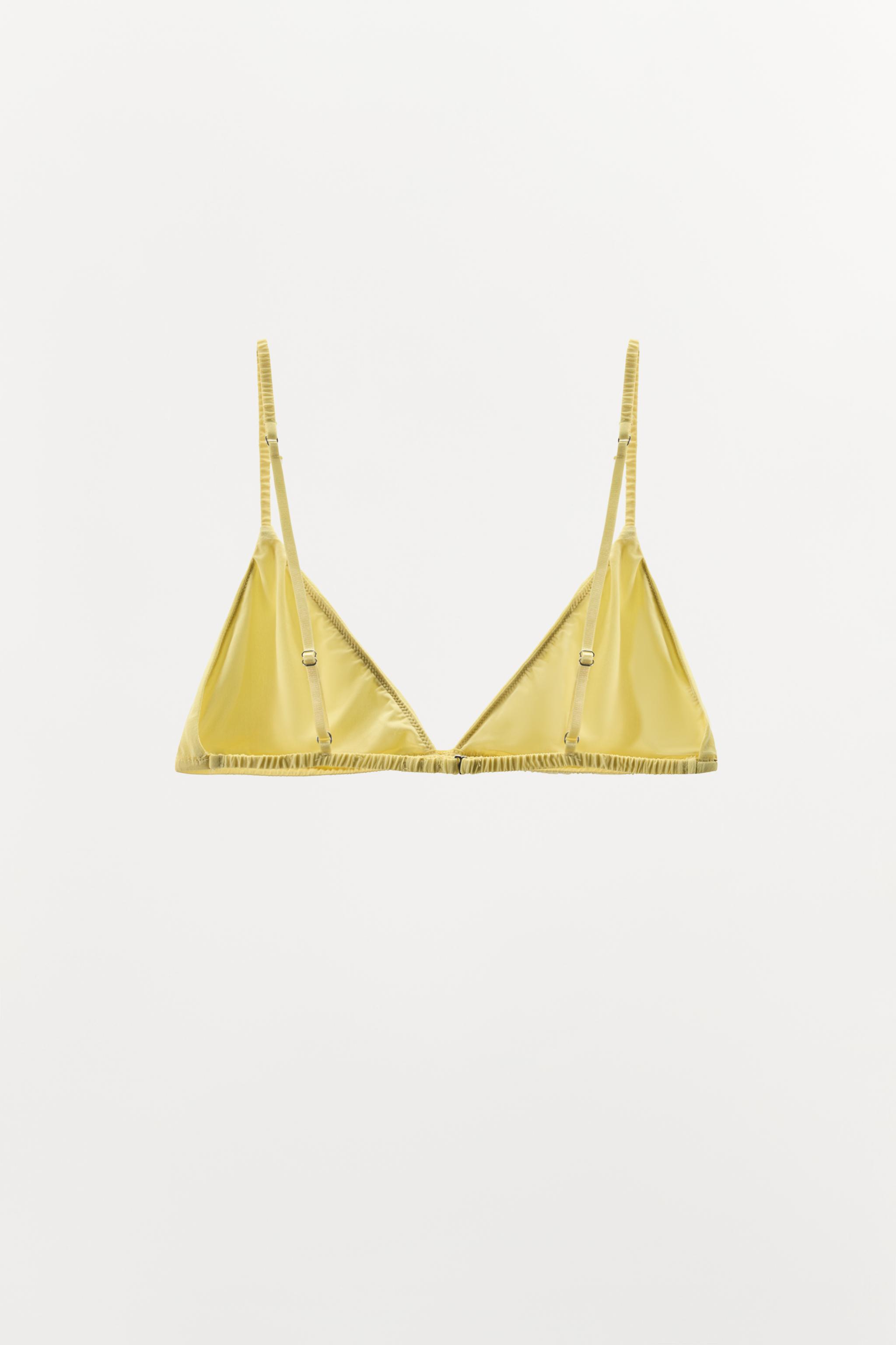 SILK TRIANGLE BRALETTE