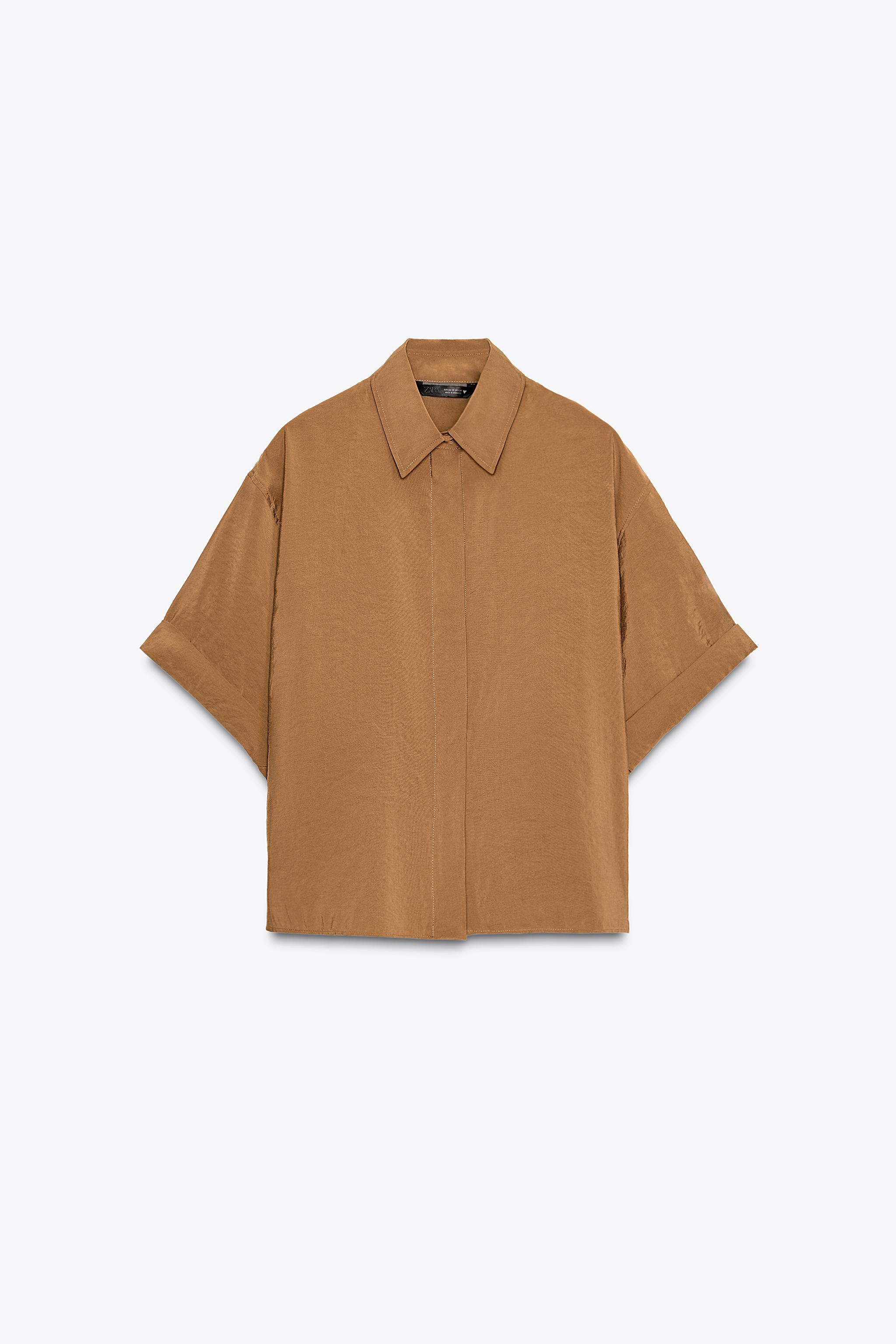 FLOWY SHORT SLEEVE SHIRT