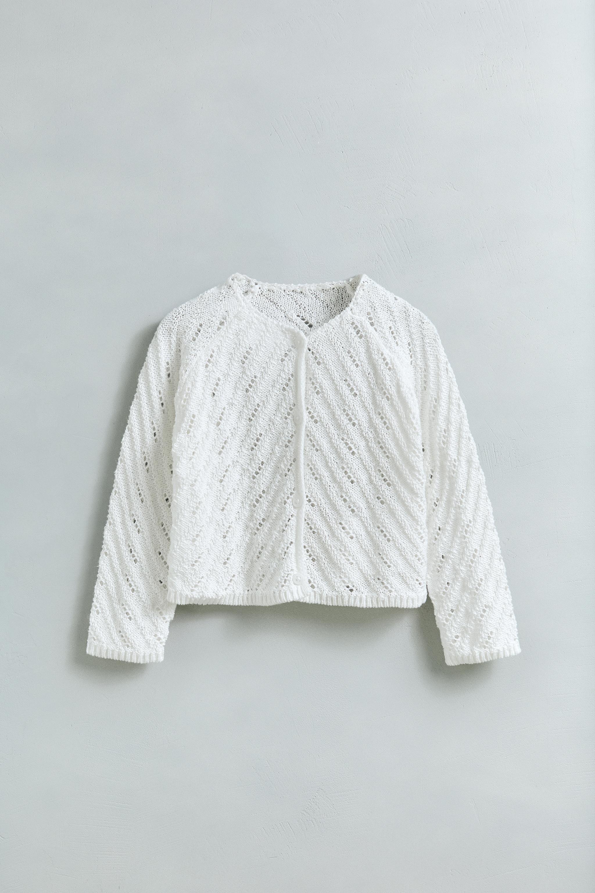 TEXTURED KNIT CARDIGAN