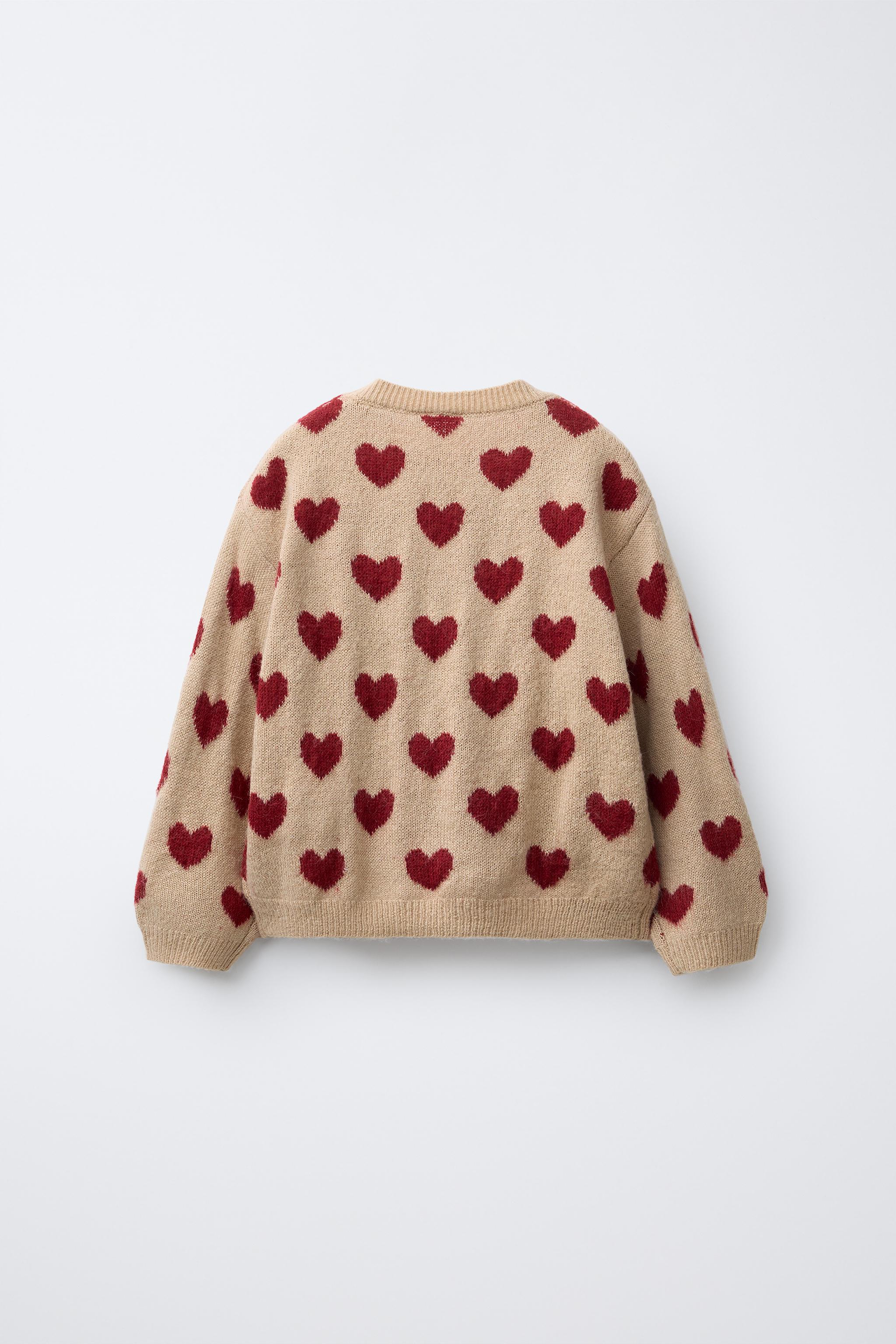 HEART KNIT SWEATER