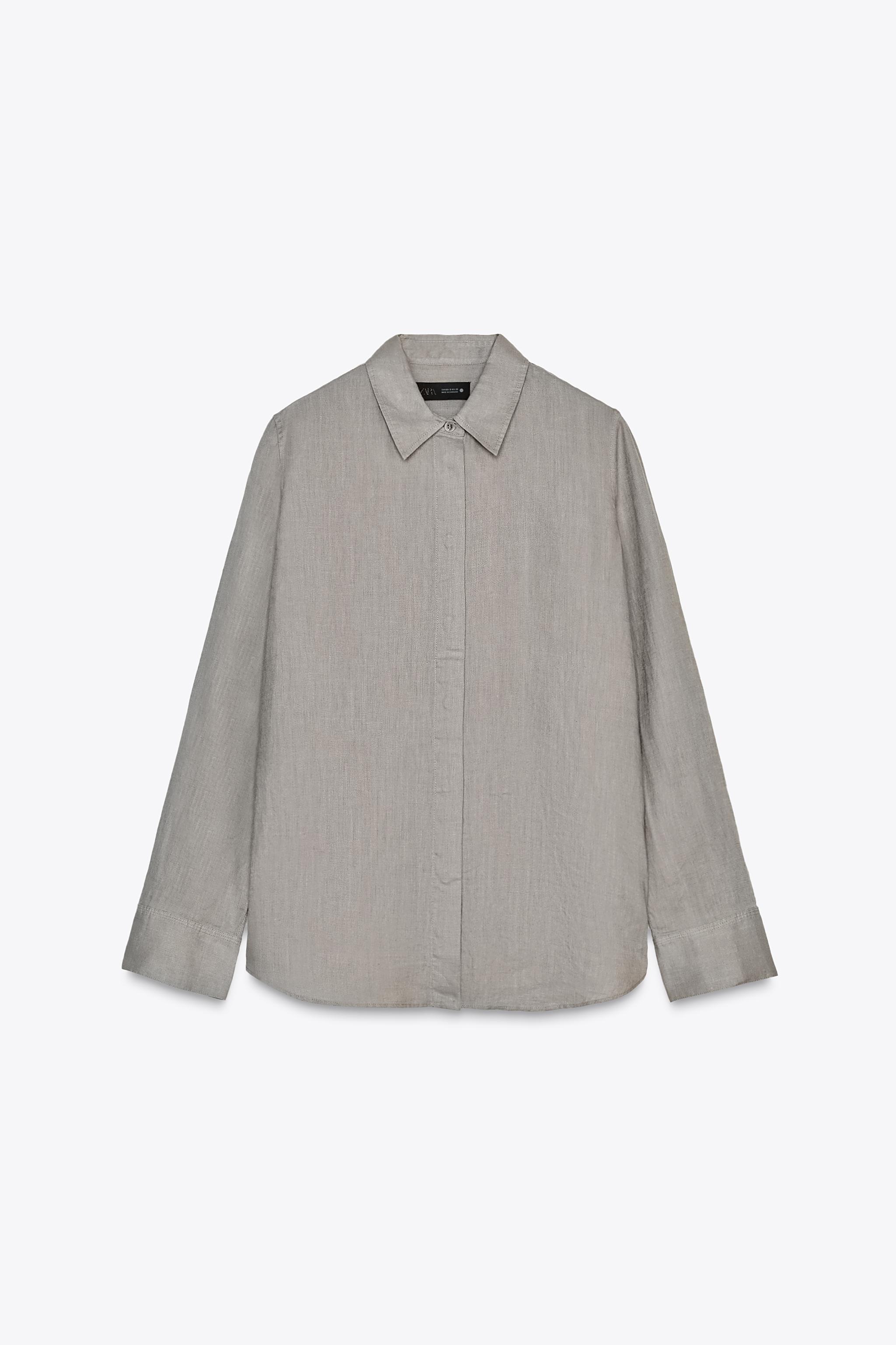 100% LINEN SHIRT ZW COLLECTION