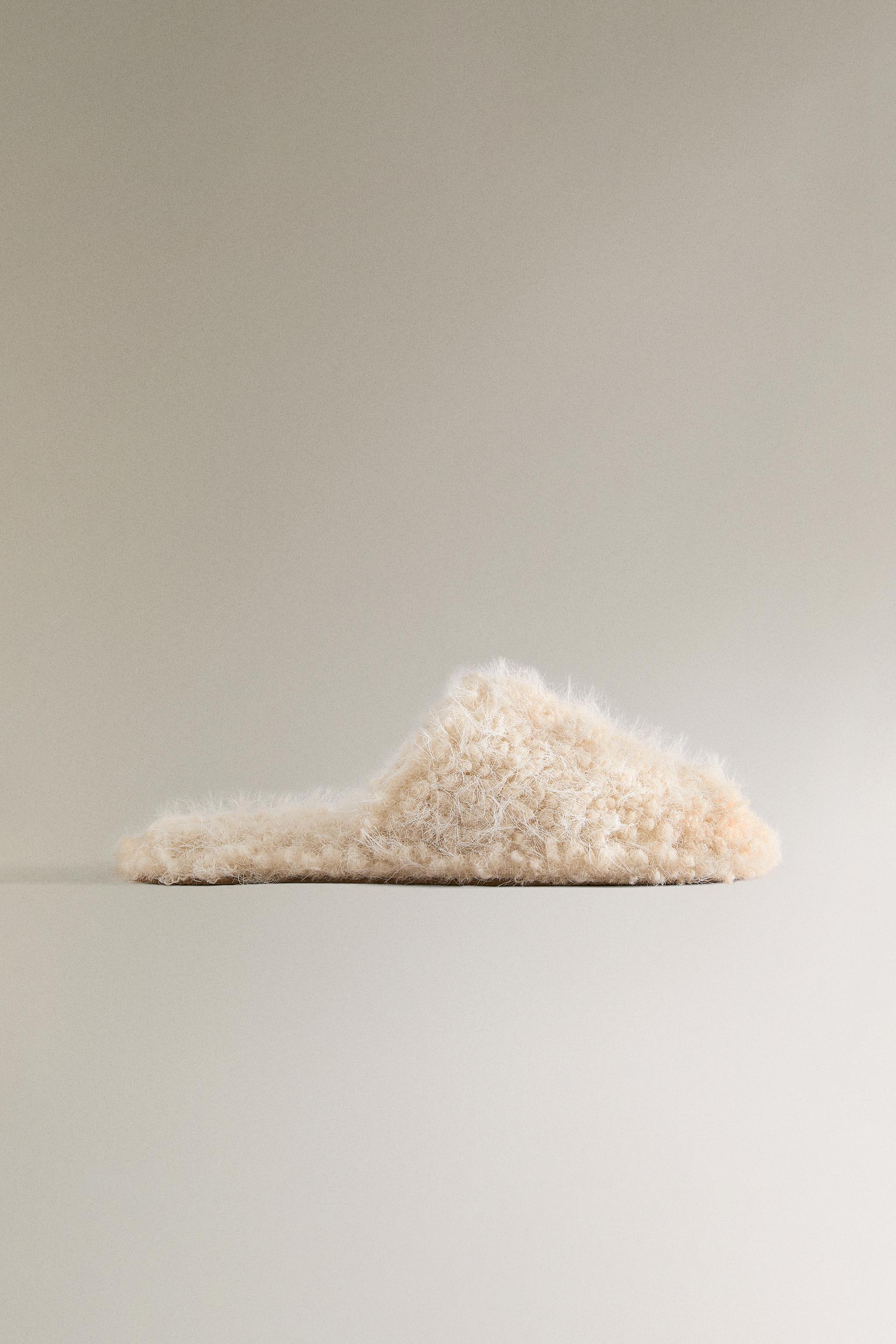 FAUX FUR MULE SLIPPERS