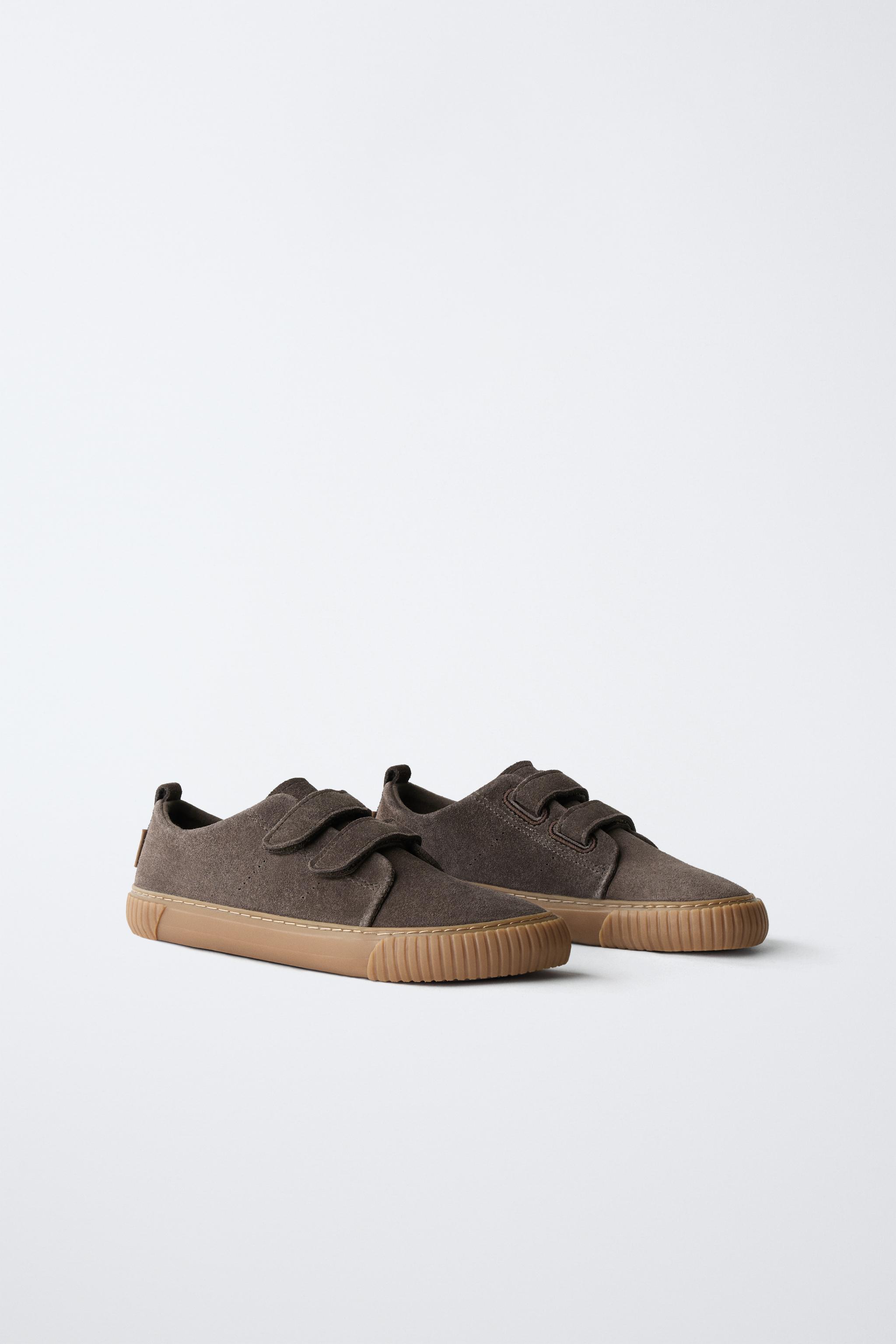 BAREFOOT SPLIT LEATHER SNEAKERS