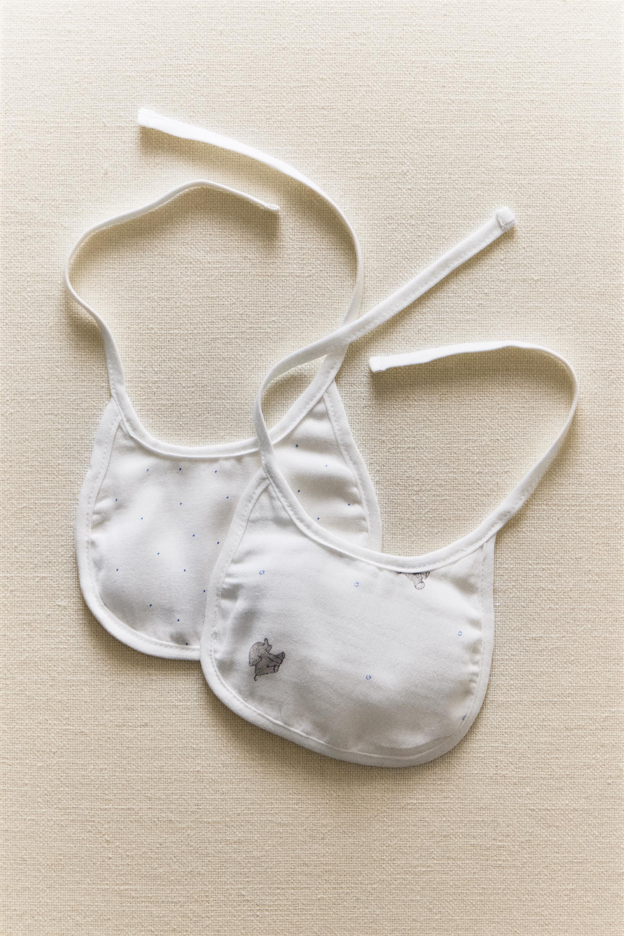 CHILDREN'S ELEPHANT BIB (SET OF 2)