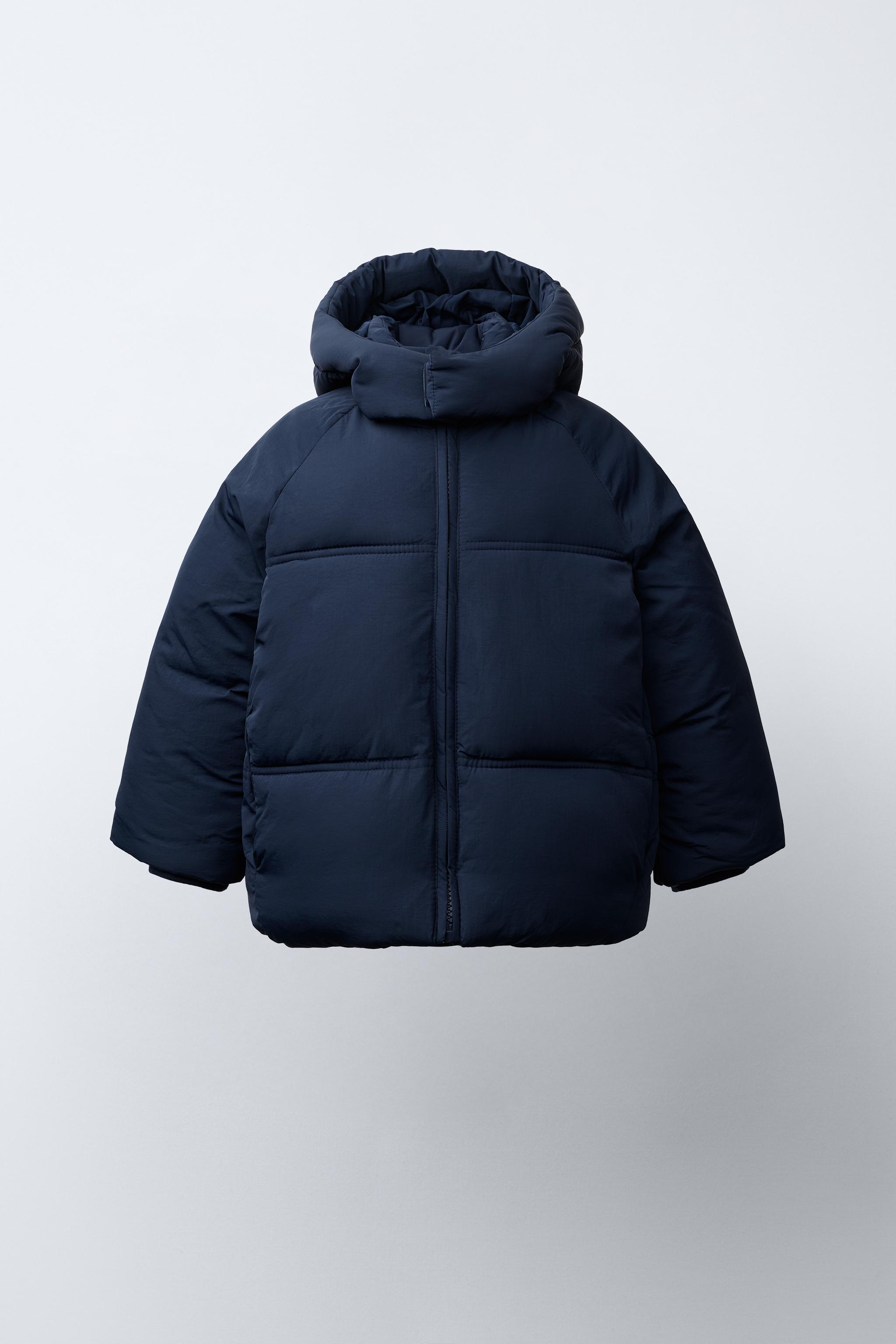 WATER REPELLENT HOODED PUFFER JACKET