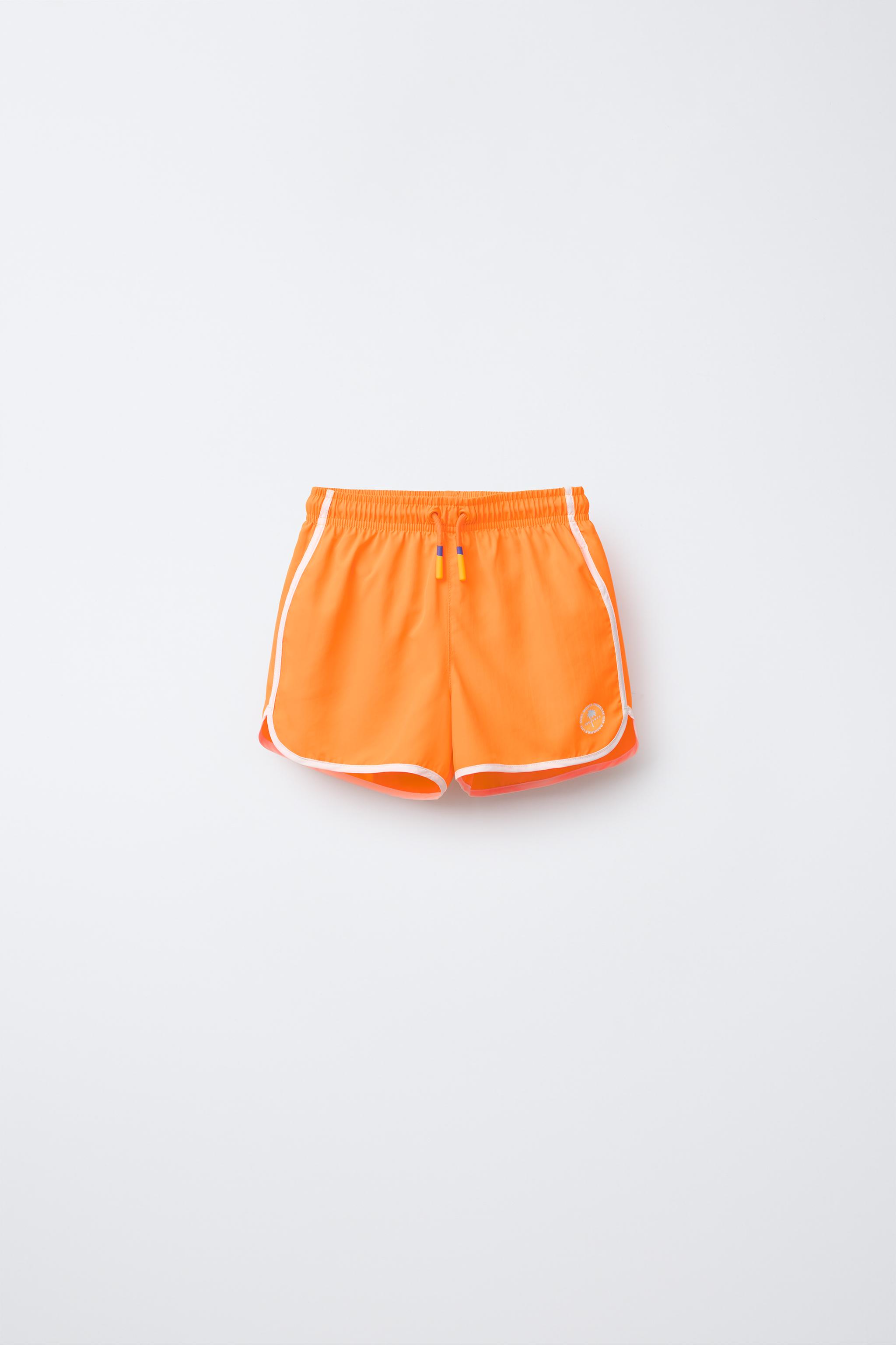 6-14 YEARS/ PALM TREE SWIM SHORTS
