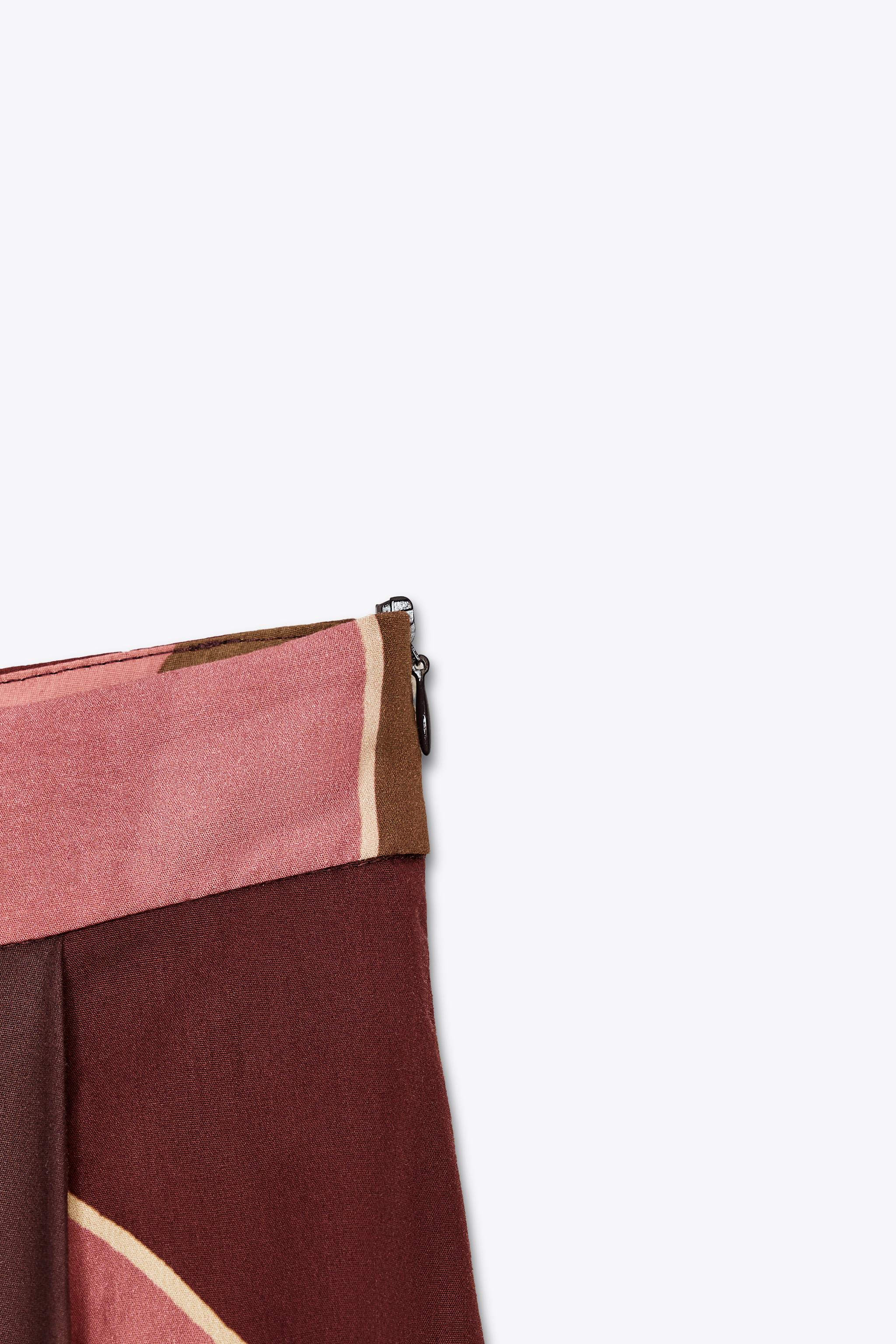 PRINTED MIDI SKIRT ZW COLLECTION