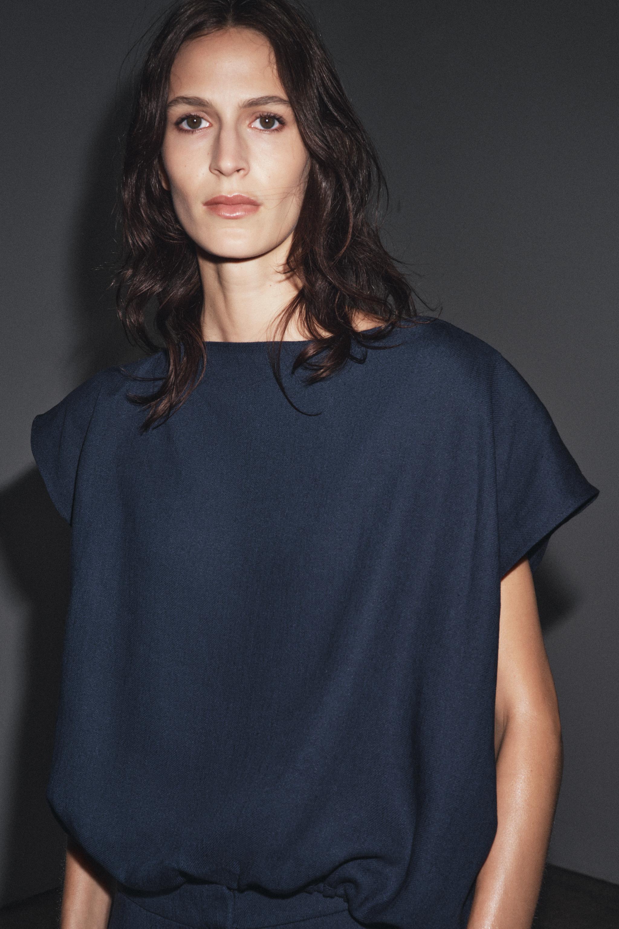 ZW COLLECTION LINEN TIE TOP