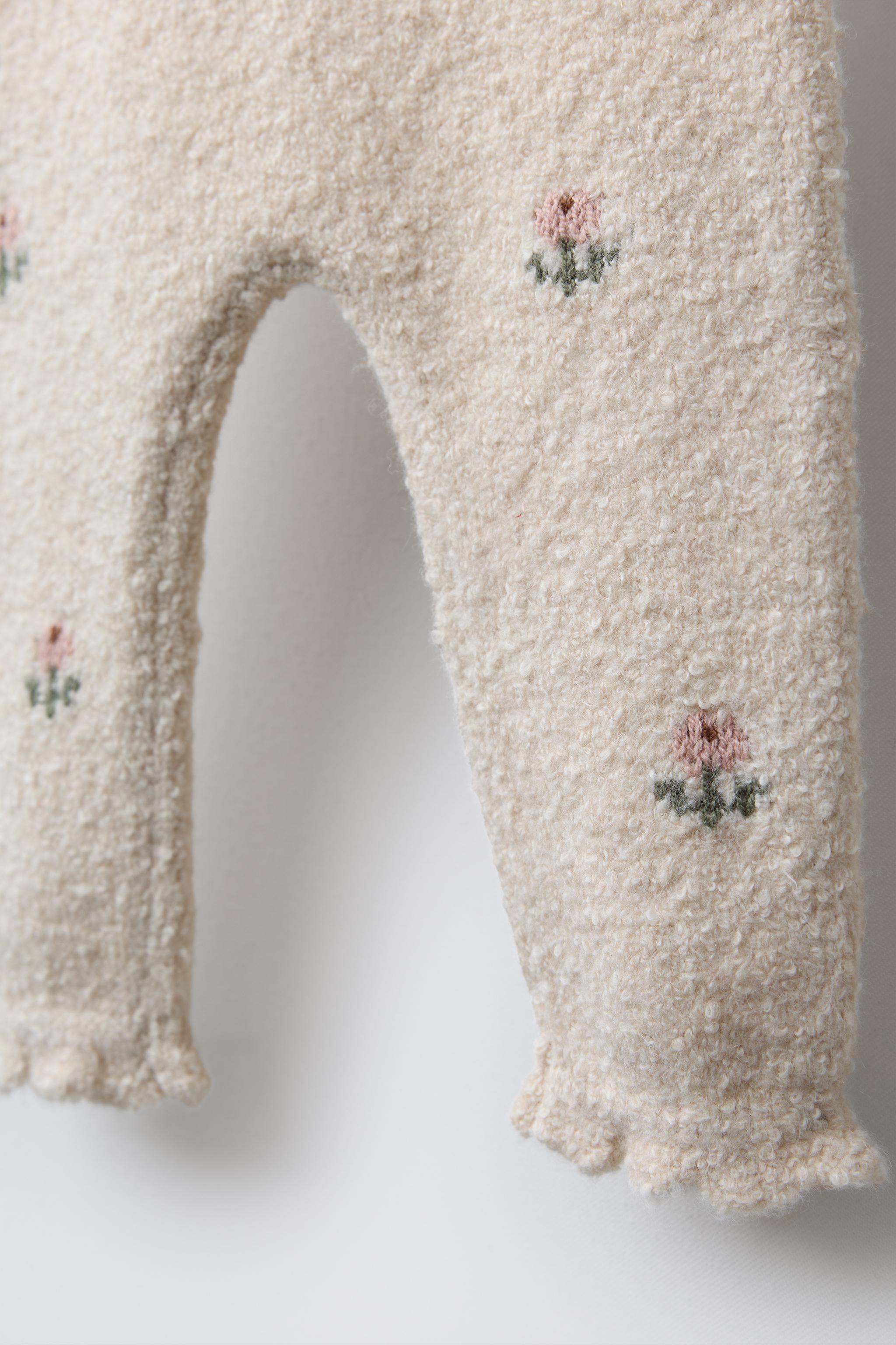 EMBROIDERED FLORAL PANTS