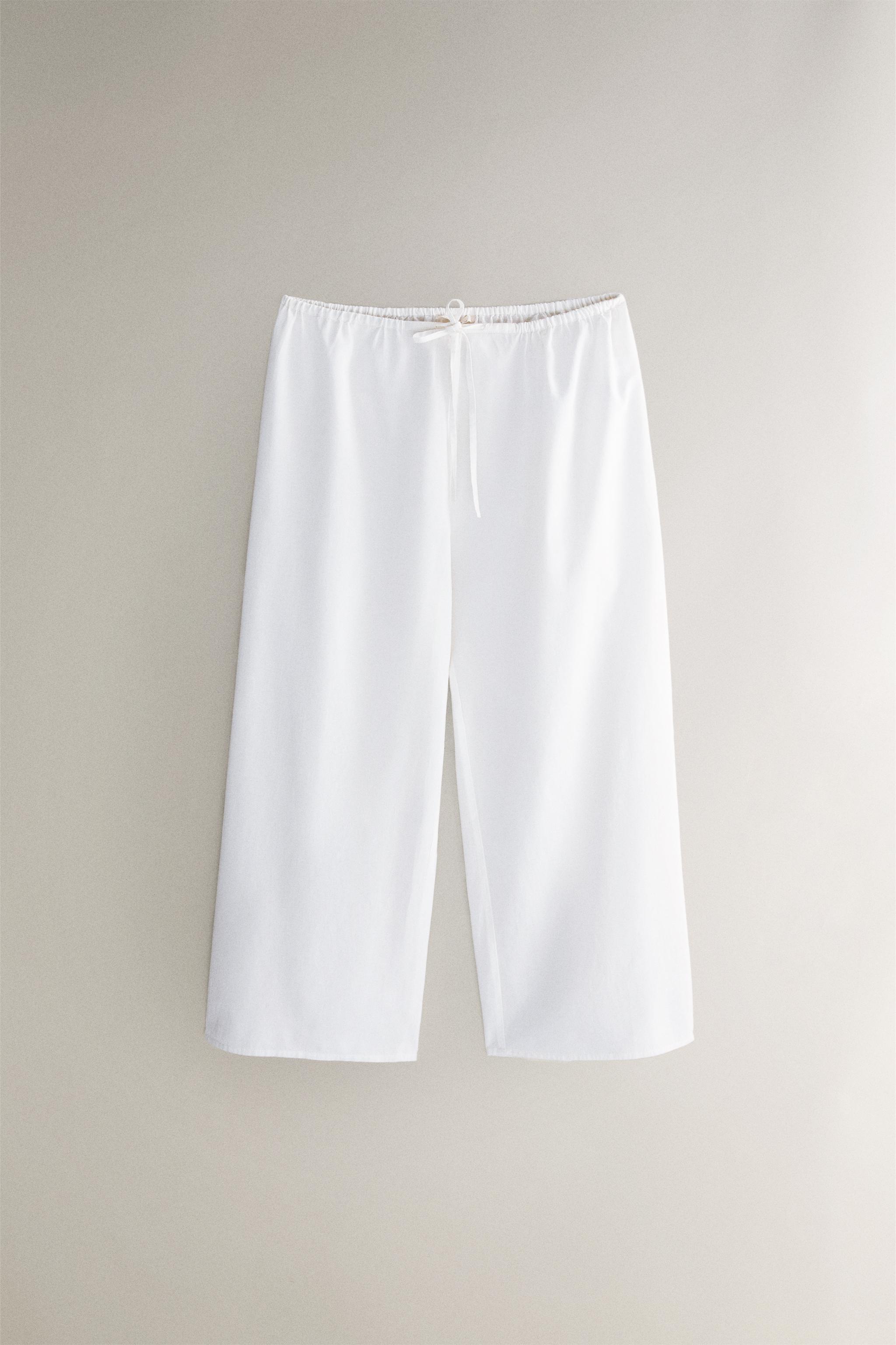 CROPPED PANTS WITH SEAMS