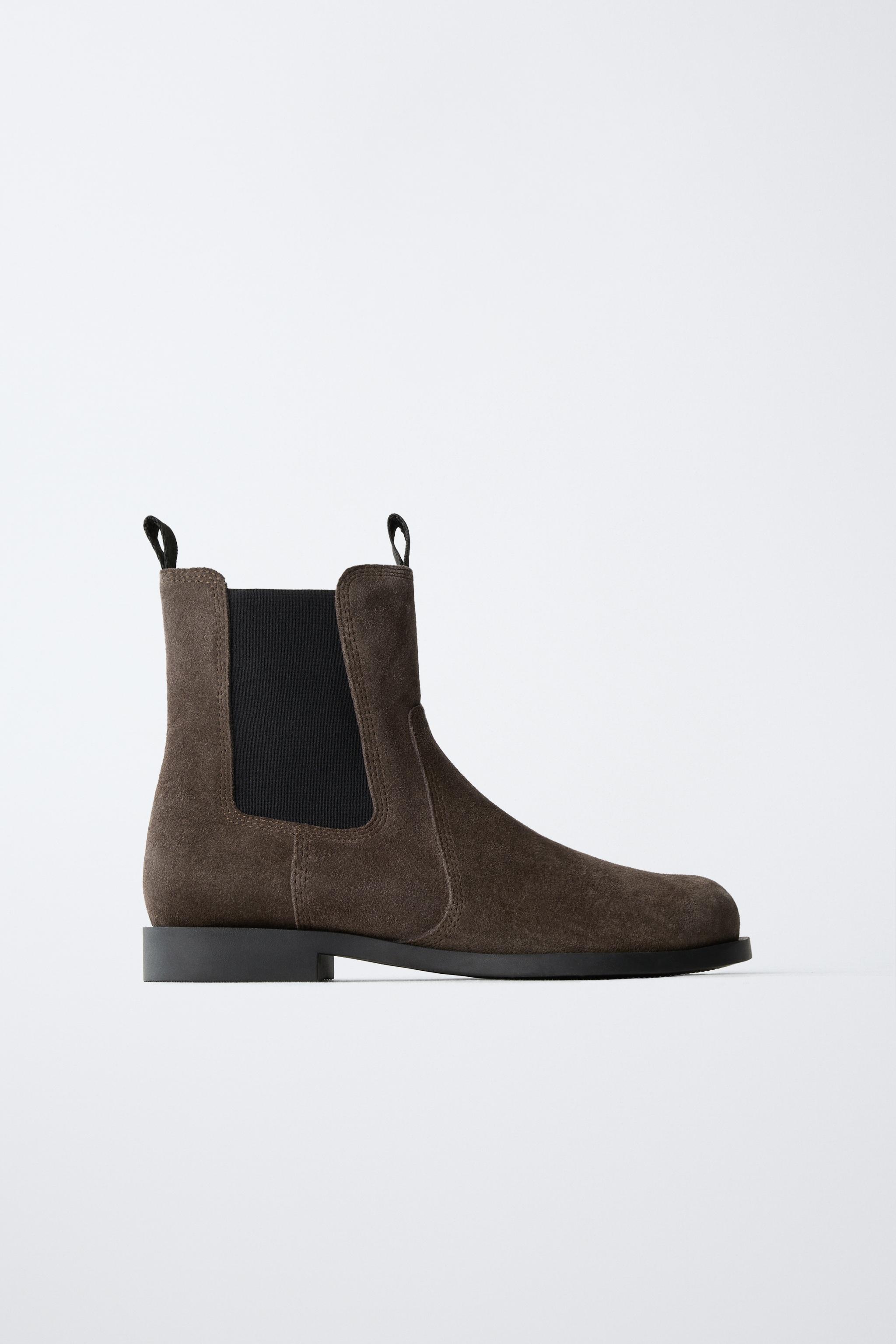LEATHER CHELSEA ANKLE BOOTS