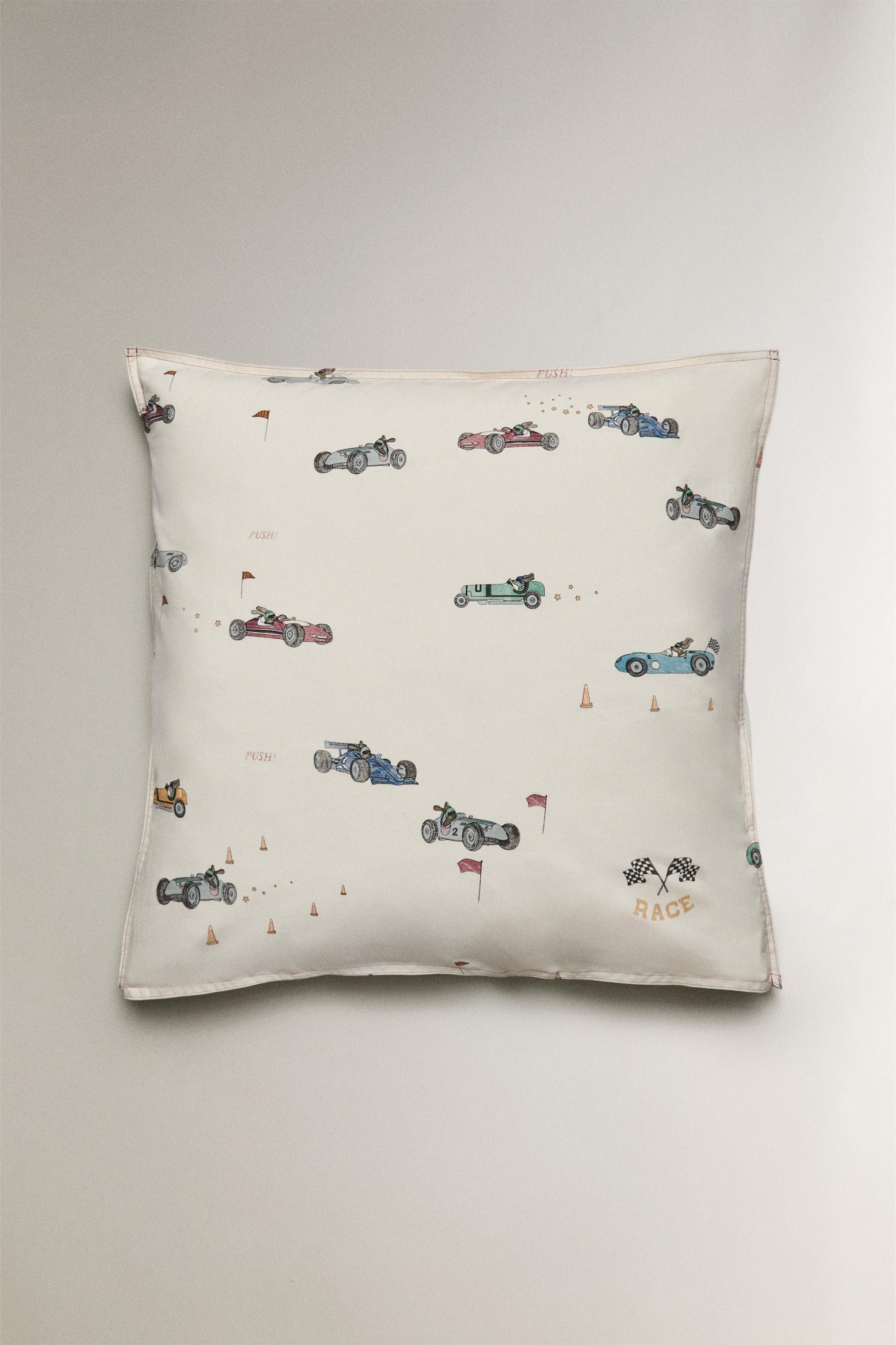 CHILDREN'S RACING DOG PILLOWCASE