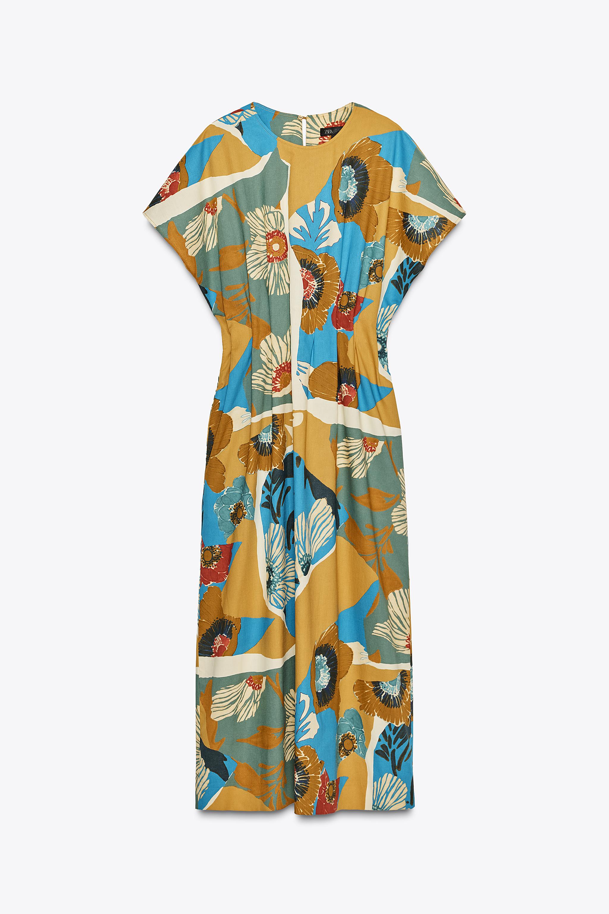 ZW COLLECTION PRINTED MIDI DRESS