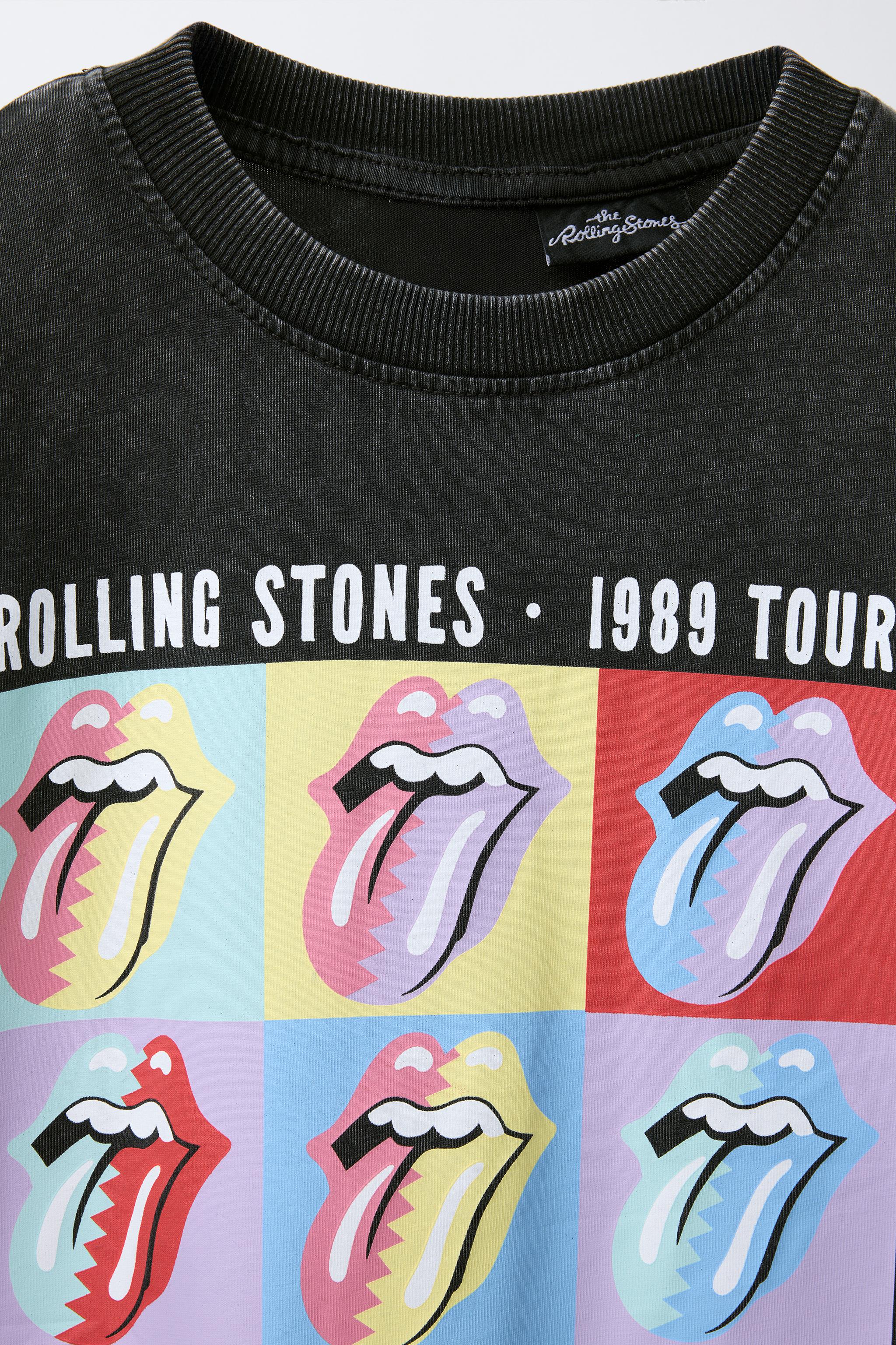 ROLLING STONES © WASHED EFFECT T-SHIRT