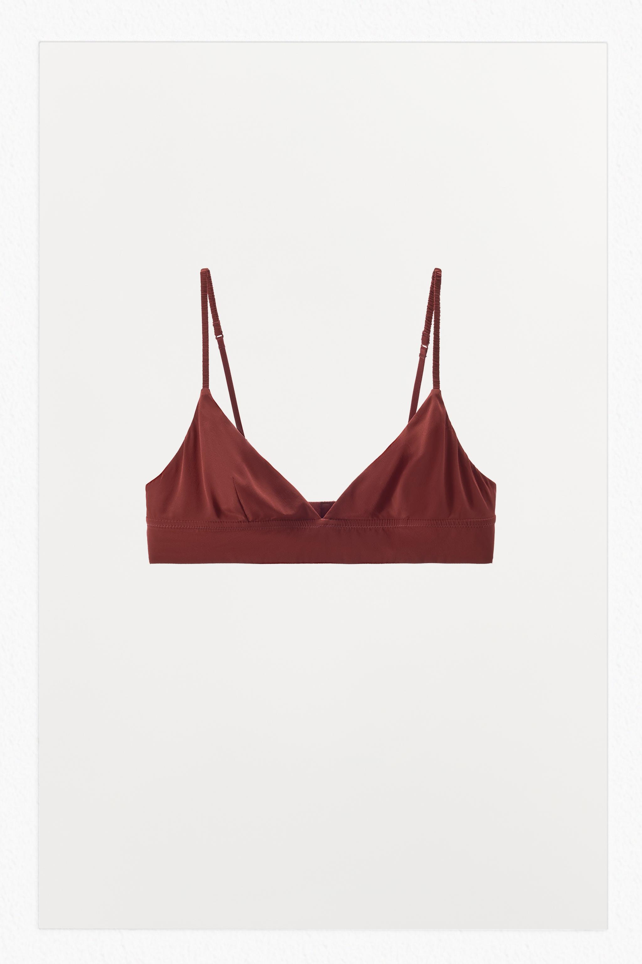 LIMITED EDITION SILK TRIANGLE BRALETTE