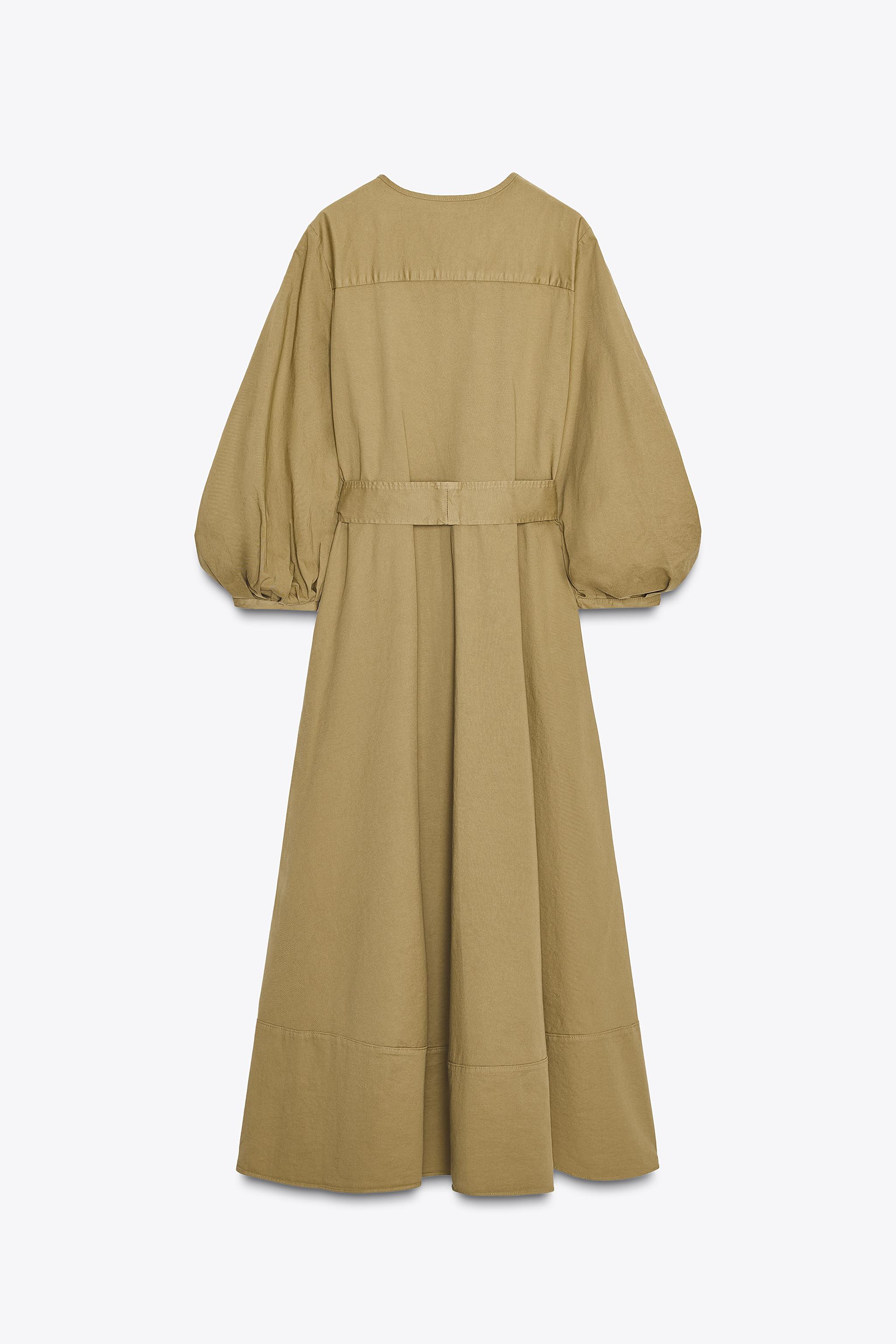 ZW COLLECTION BELTED SHIRT DRESS