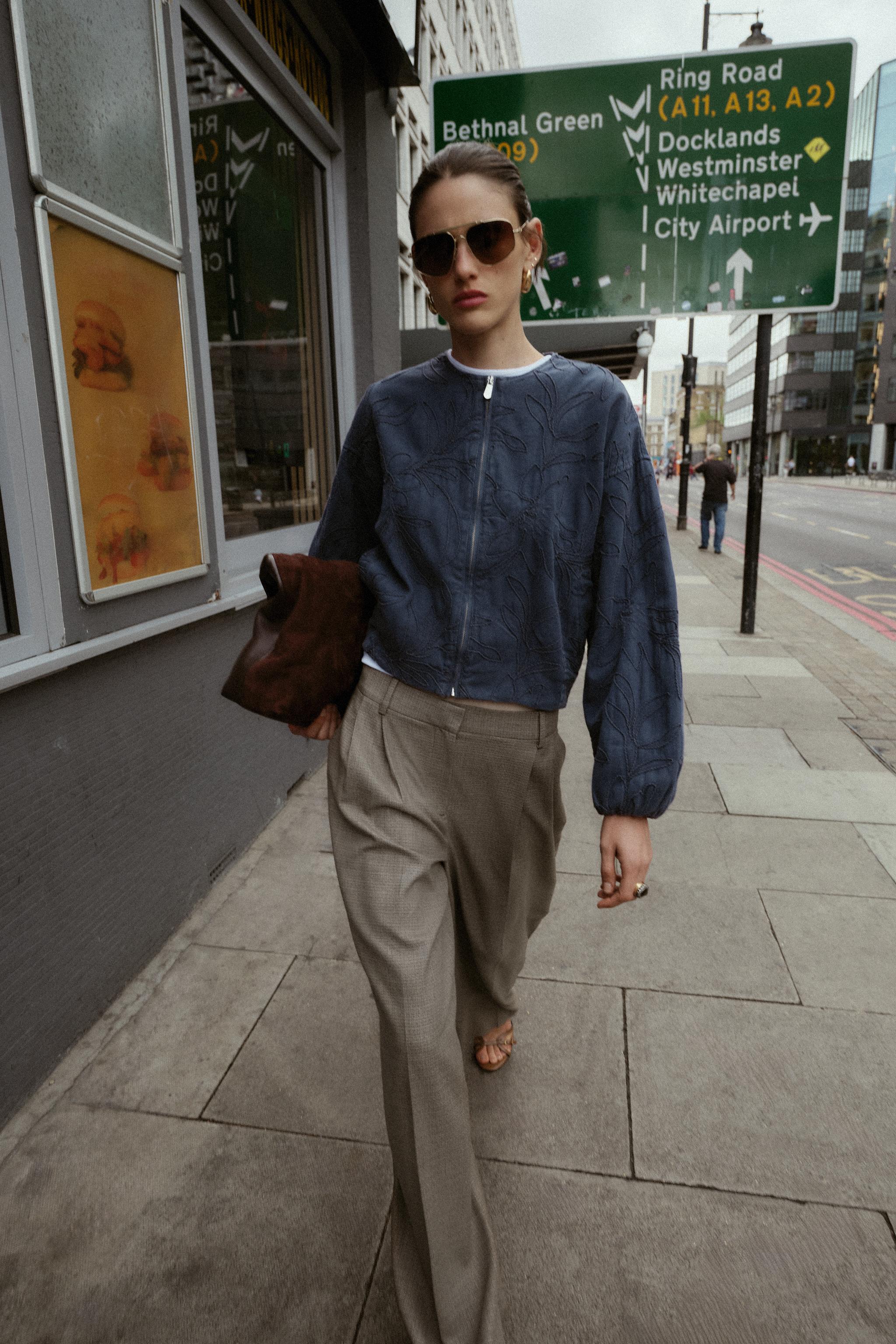 EMBROIDERED BOMBER JACKET