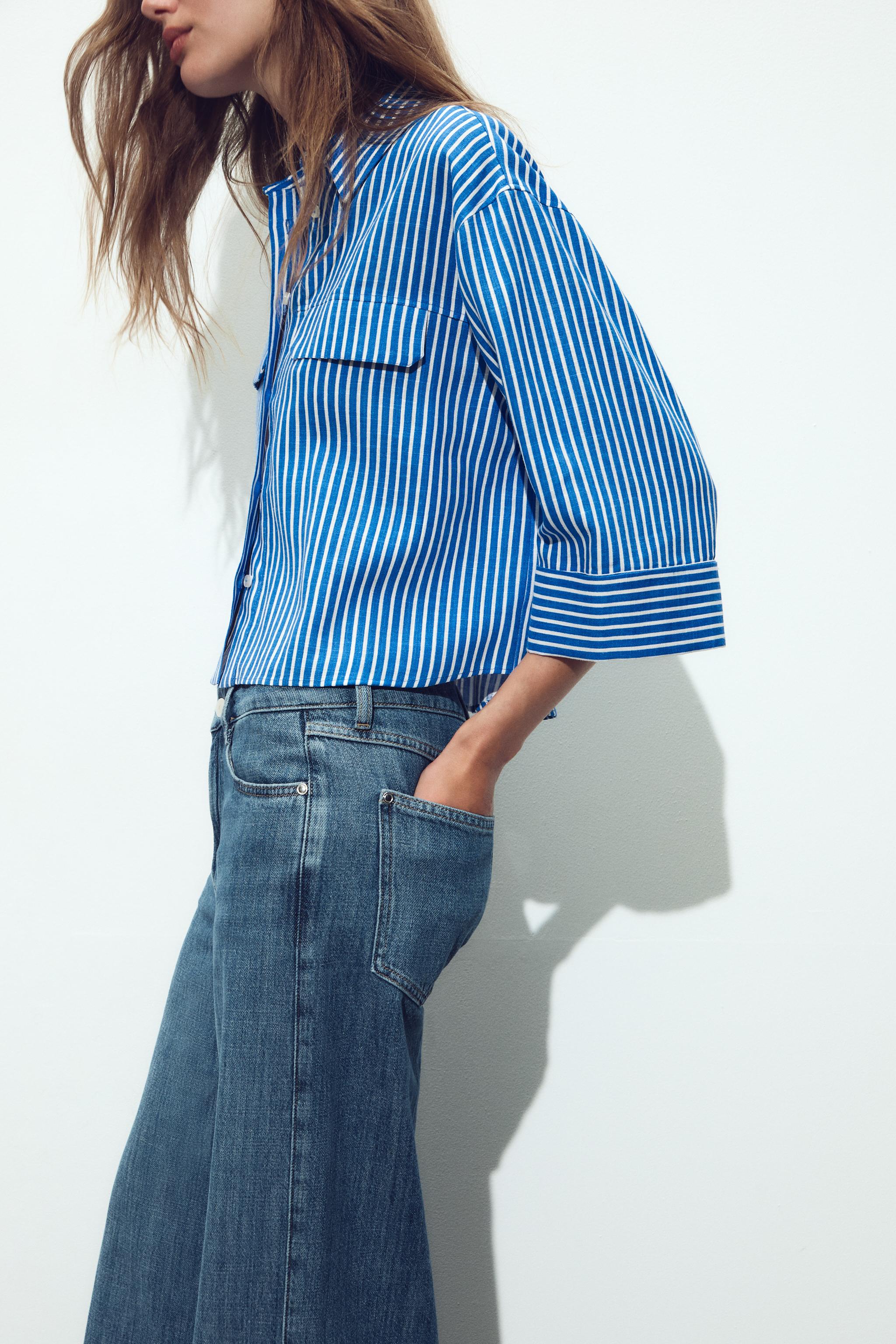 STRIPED LINEN SHIRT