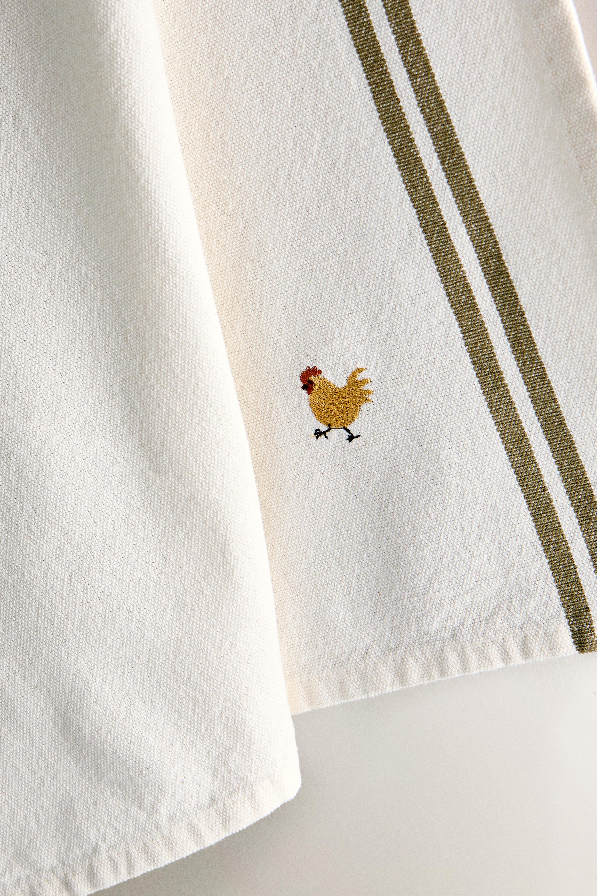 EMBROIDERED KITCHEN TOWEL