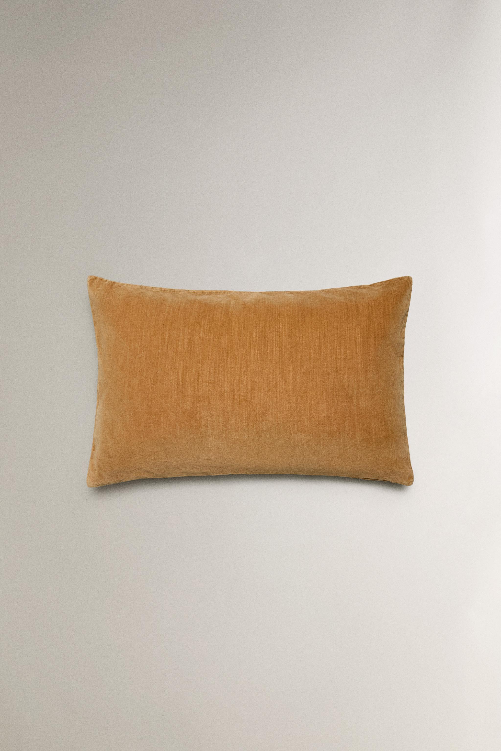 VELVET THROW PILLOW COVER