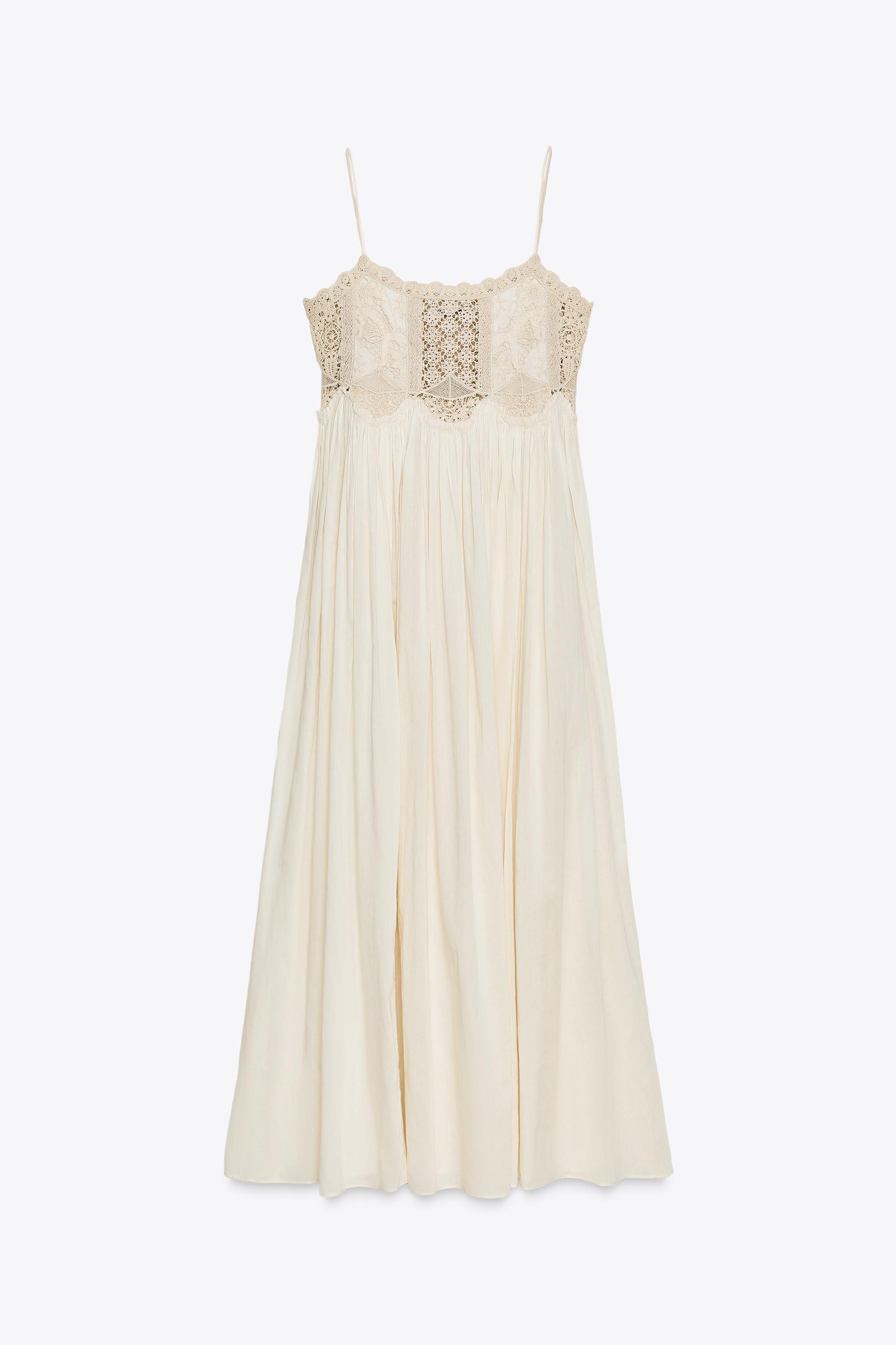 ZW COLLECTION CROCHET STRAP DRESS