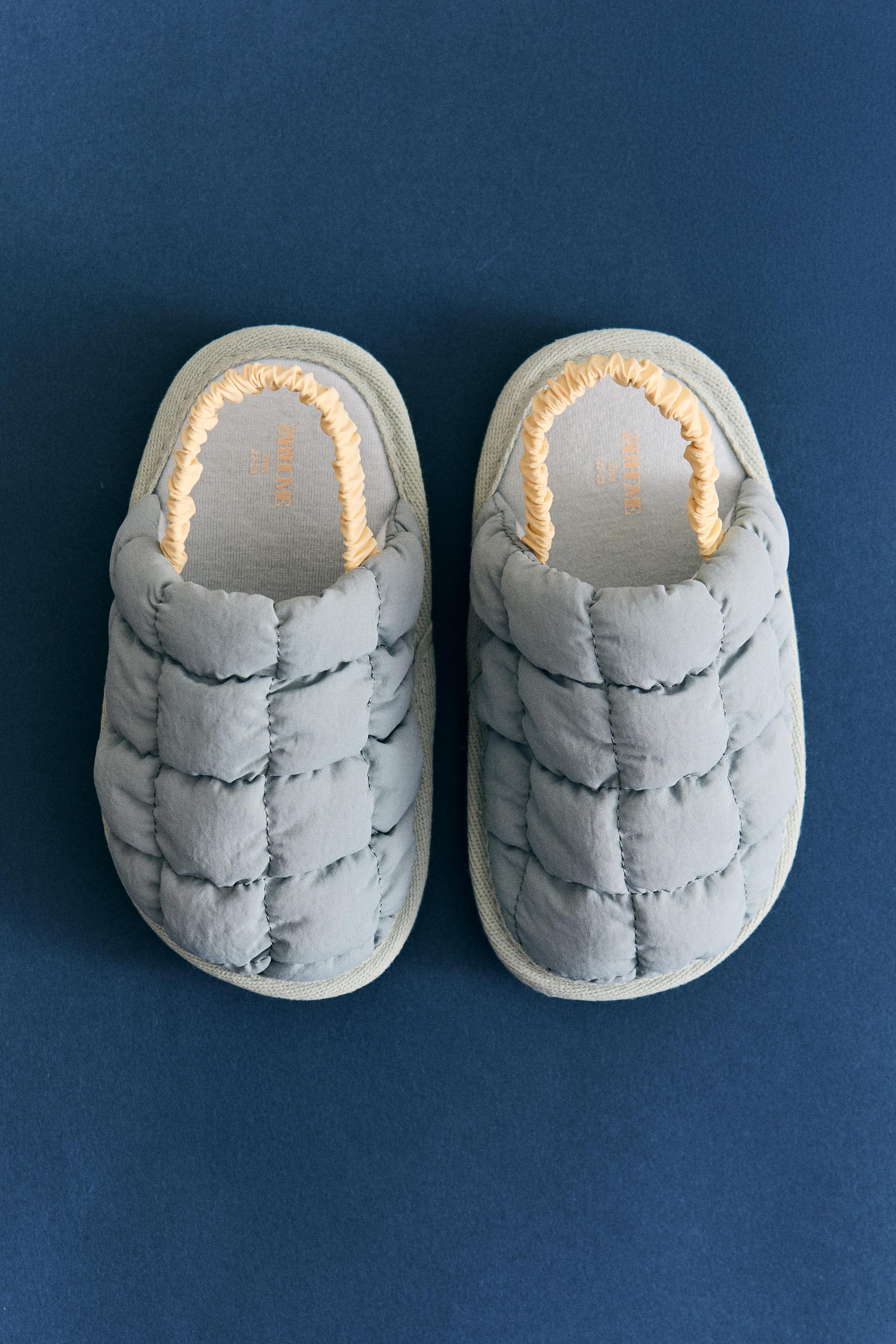 CHILDREN'S QUILTED MULE SLIPPERS