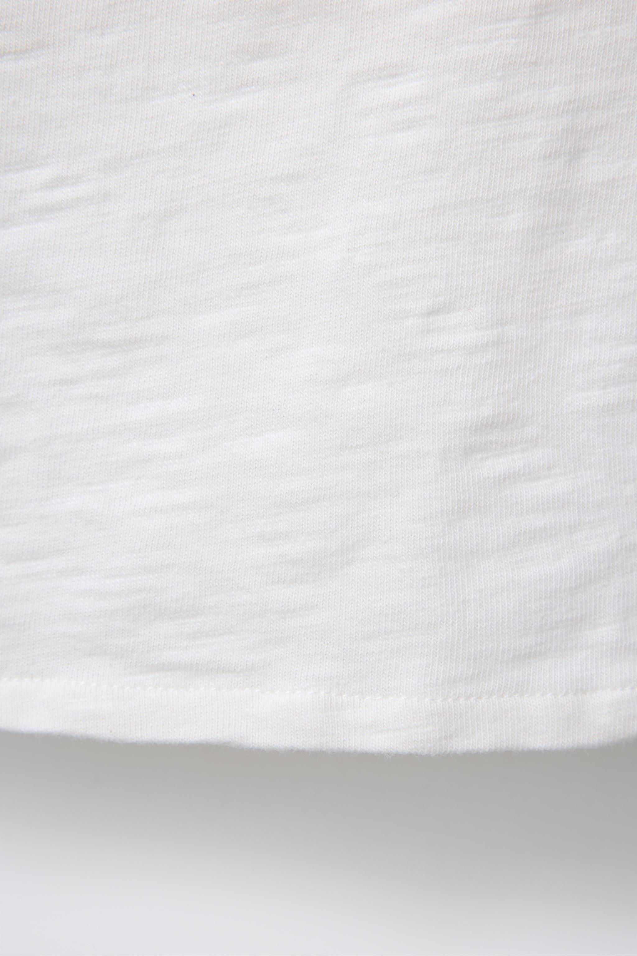 COMBINATION TEXTURE HENLEY SHIRT