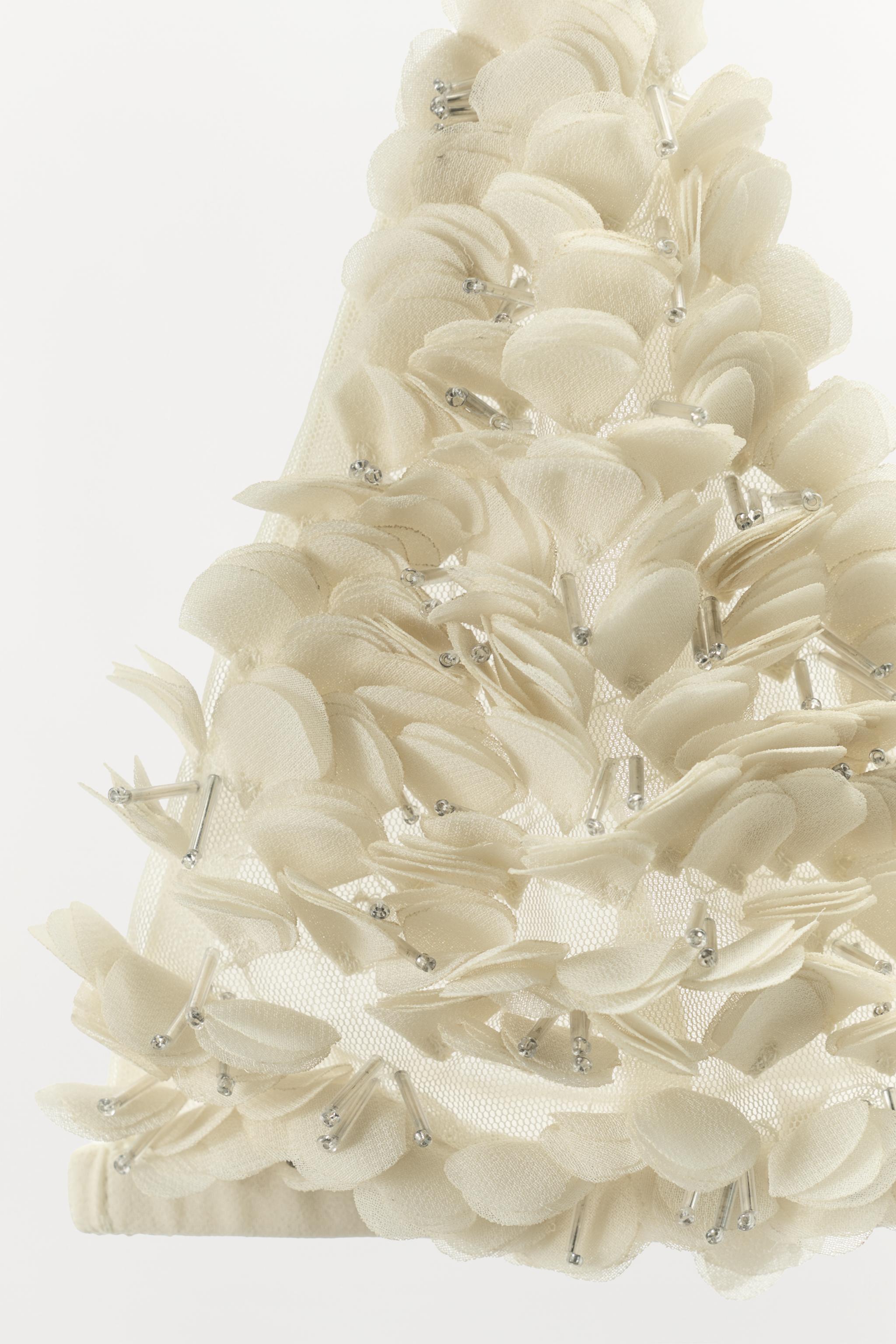 LIMITED EDITION BEADED RAISED FLORAL BRA