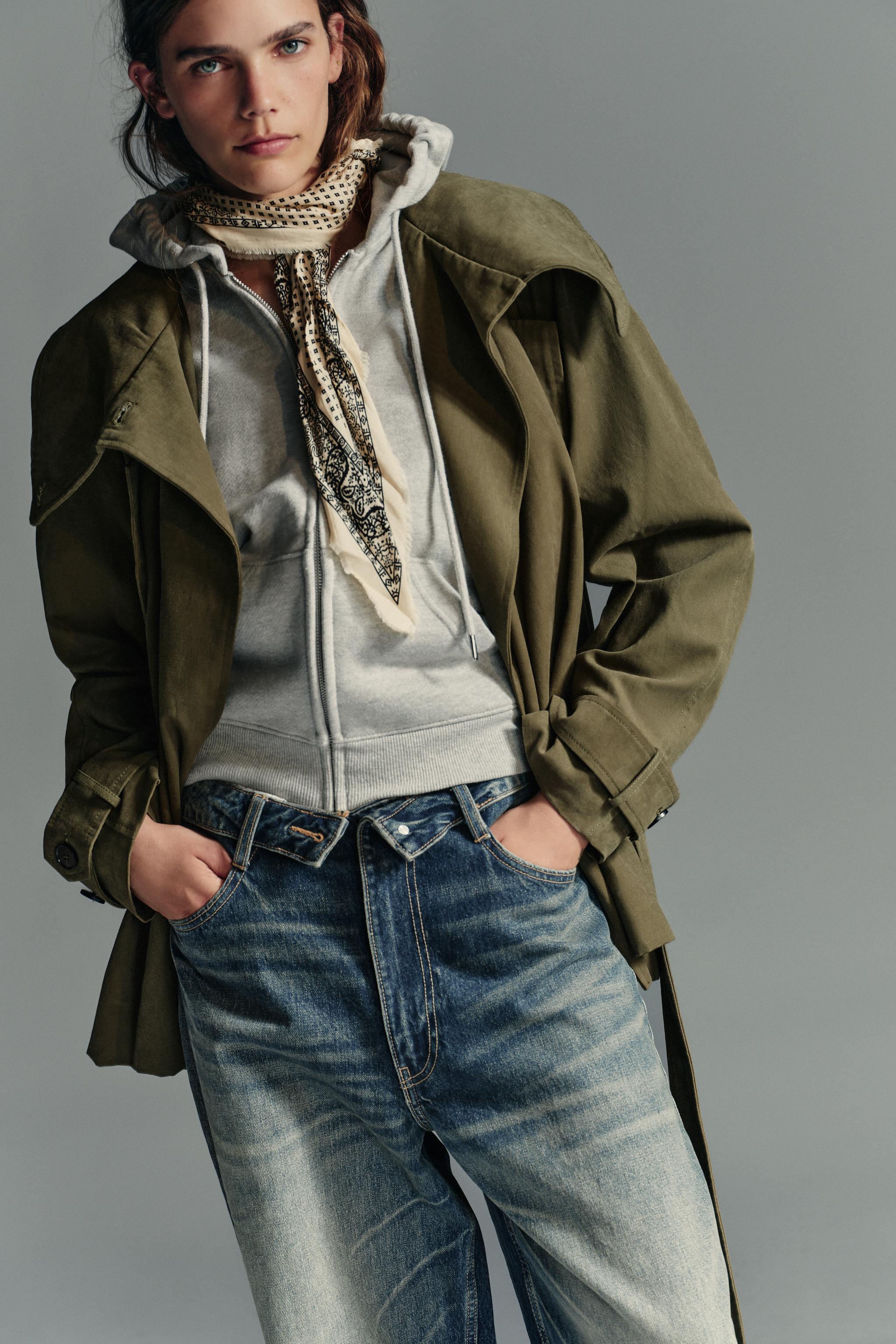 PRINTED SATIN BANDANA