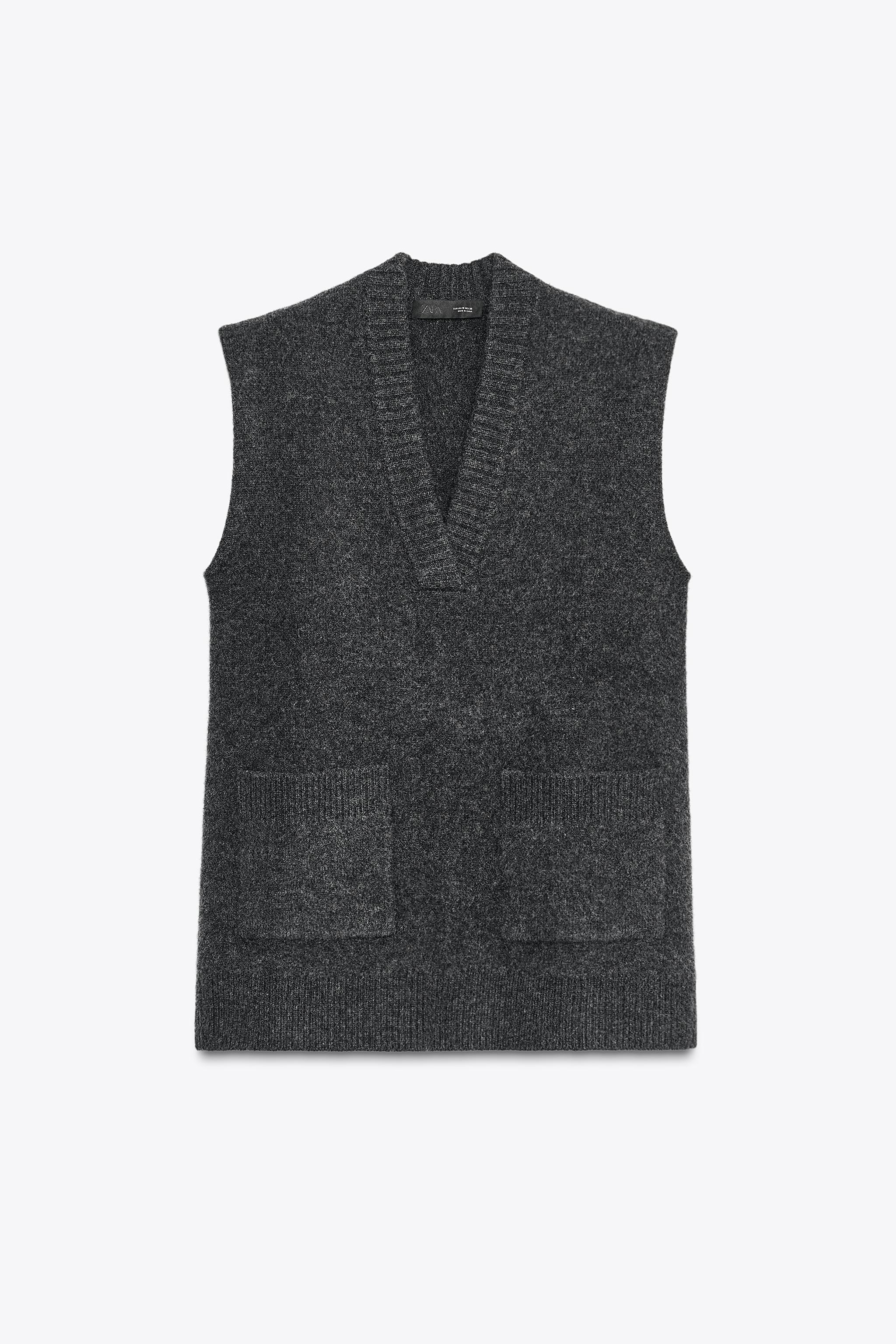 LONG VEST WITH WOOL