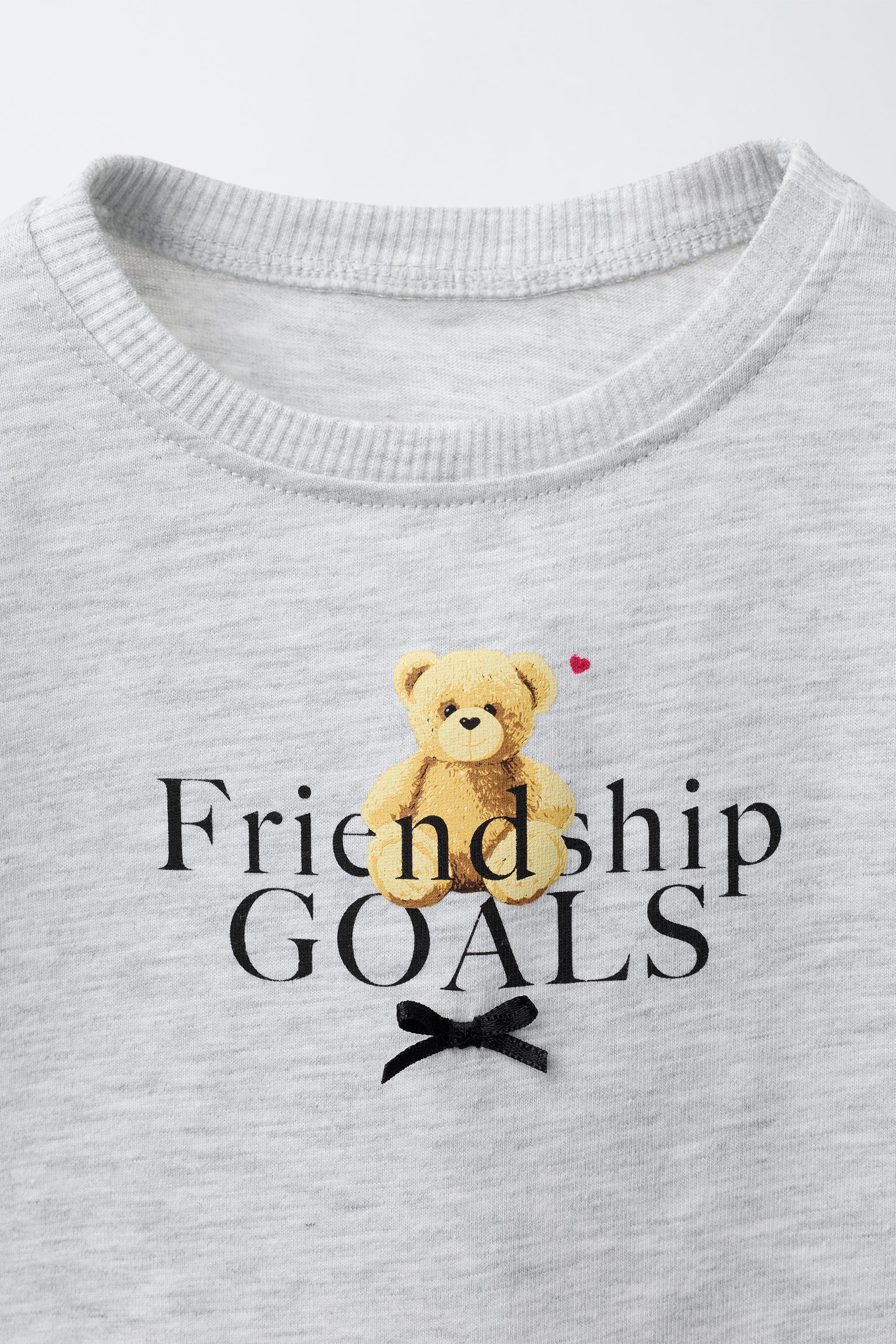 ANIMAL T-SHIRT WITH BOW