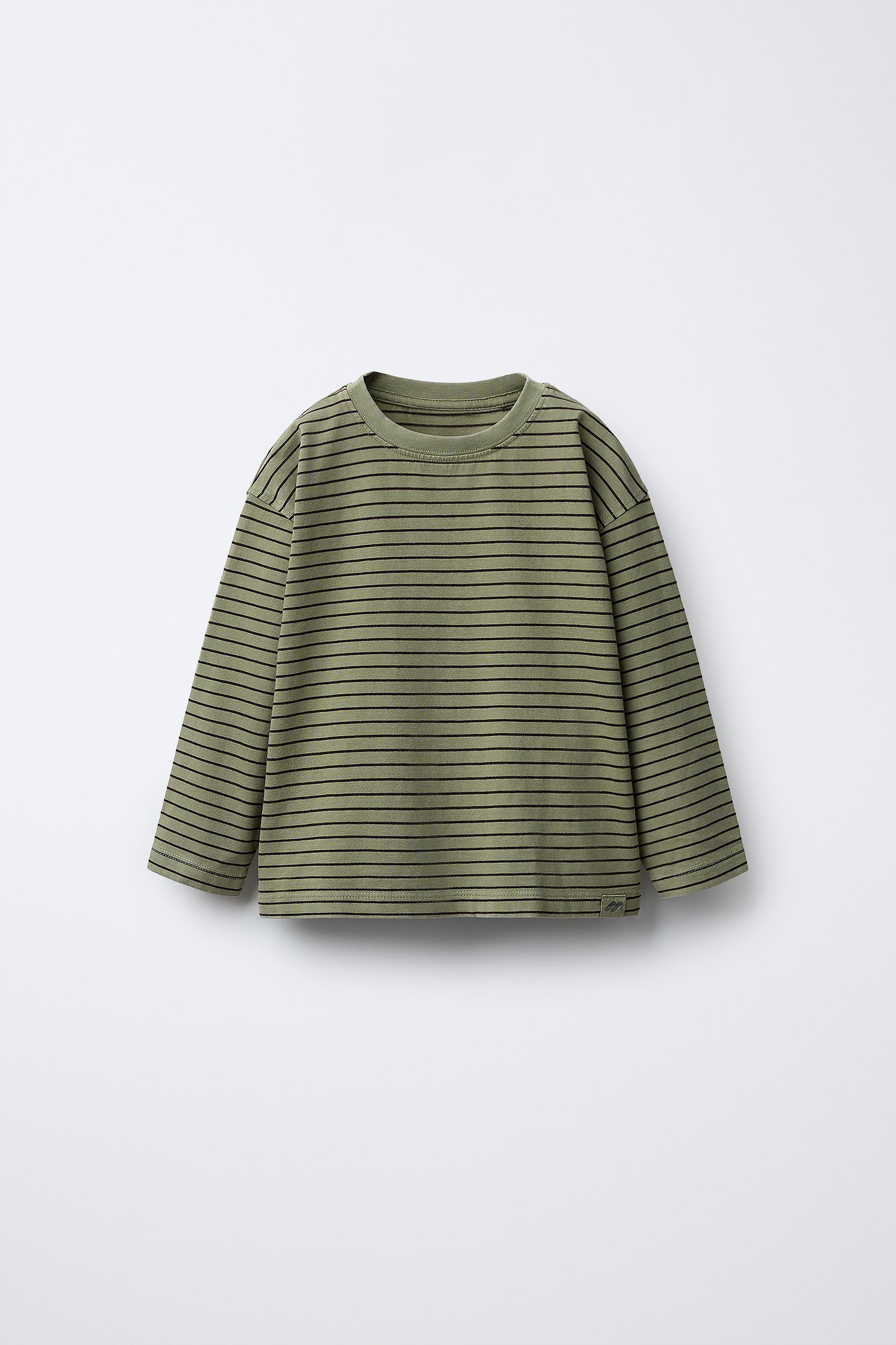 STRIPED LOGO T-SHIRT