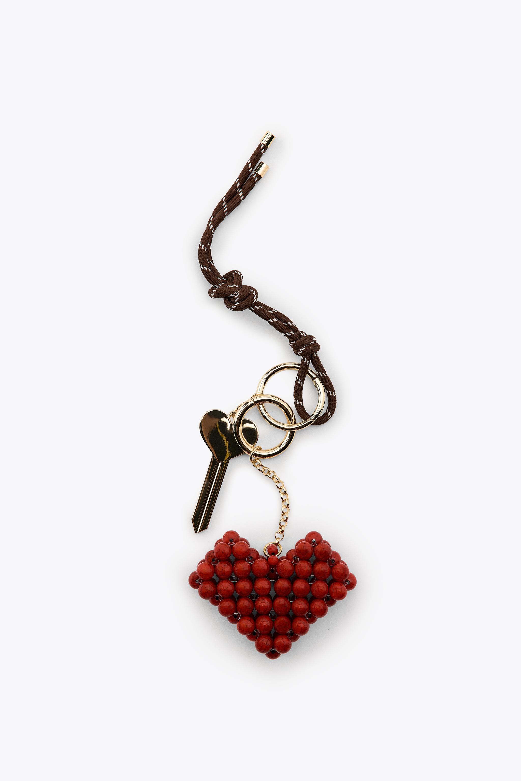 HEART MULTI-CHARM KEYCHAIN
